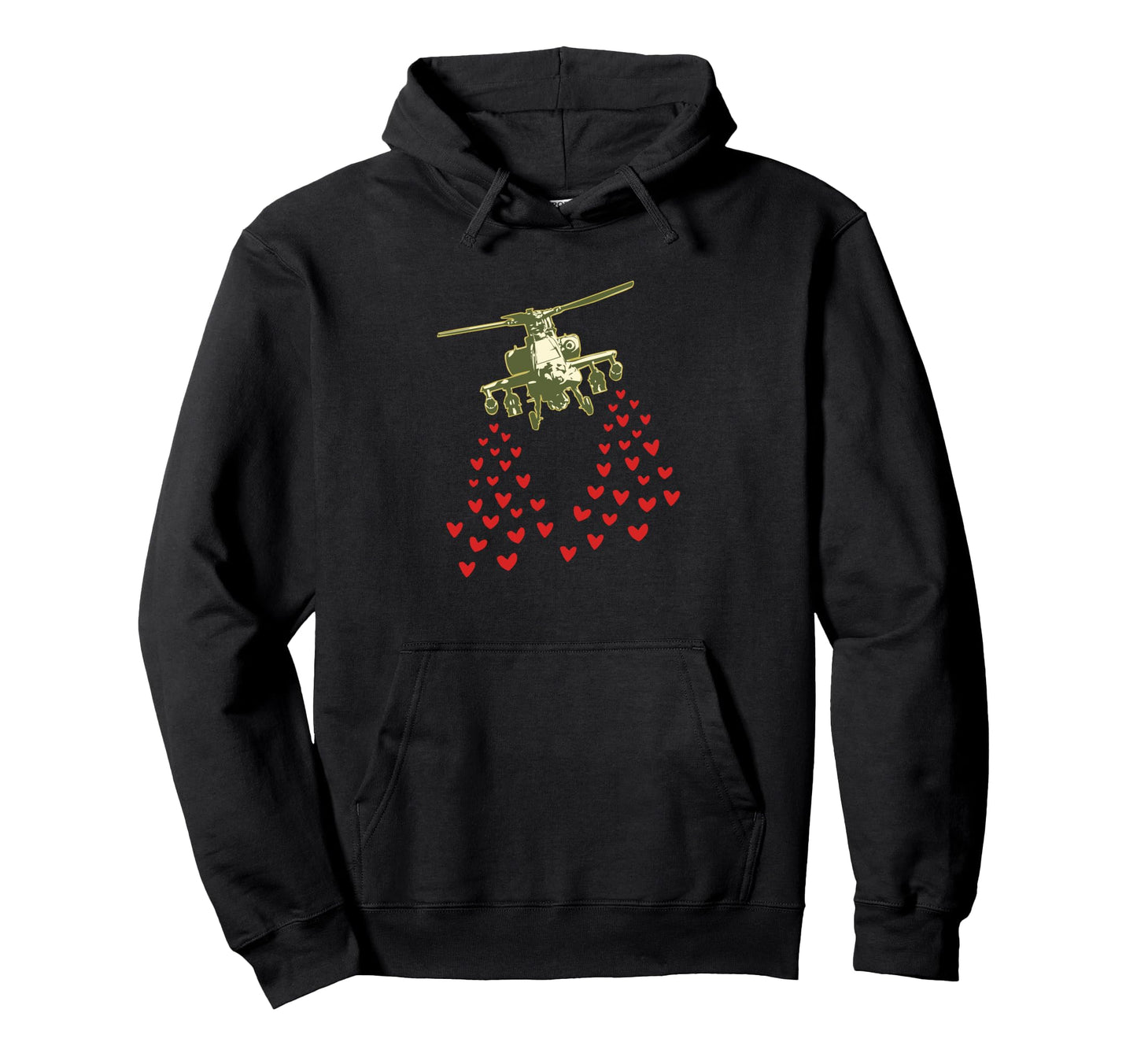 Valentines Peace Is Love Hoodie - Casual Everyday Wear Unisex - T-Shirt, Sweatshirt, Hoodie
