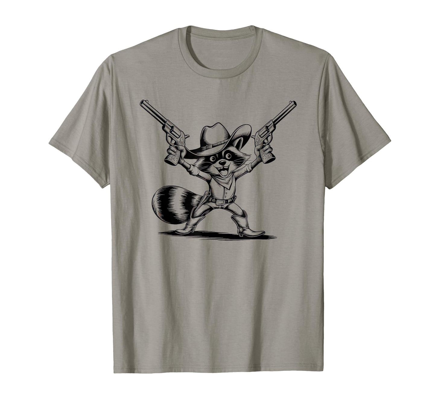 Raccoon 90S Country Music T-Shirt - Casual Everyday Wear for Adults - T-Shirt, Sweatshirt, Hoodie