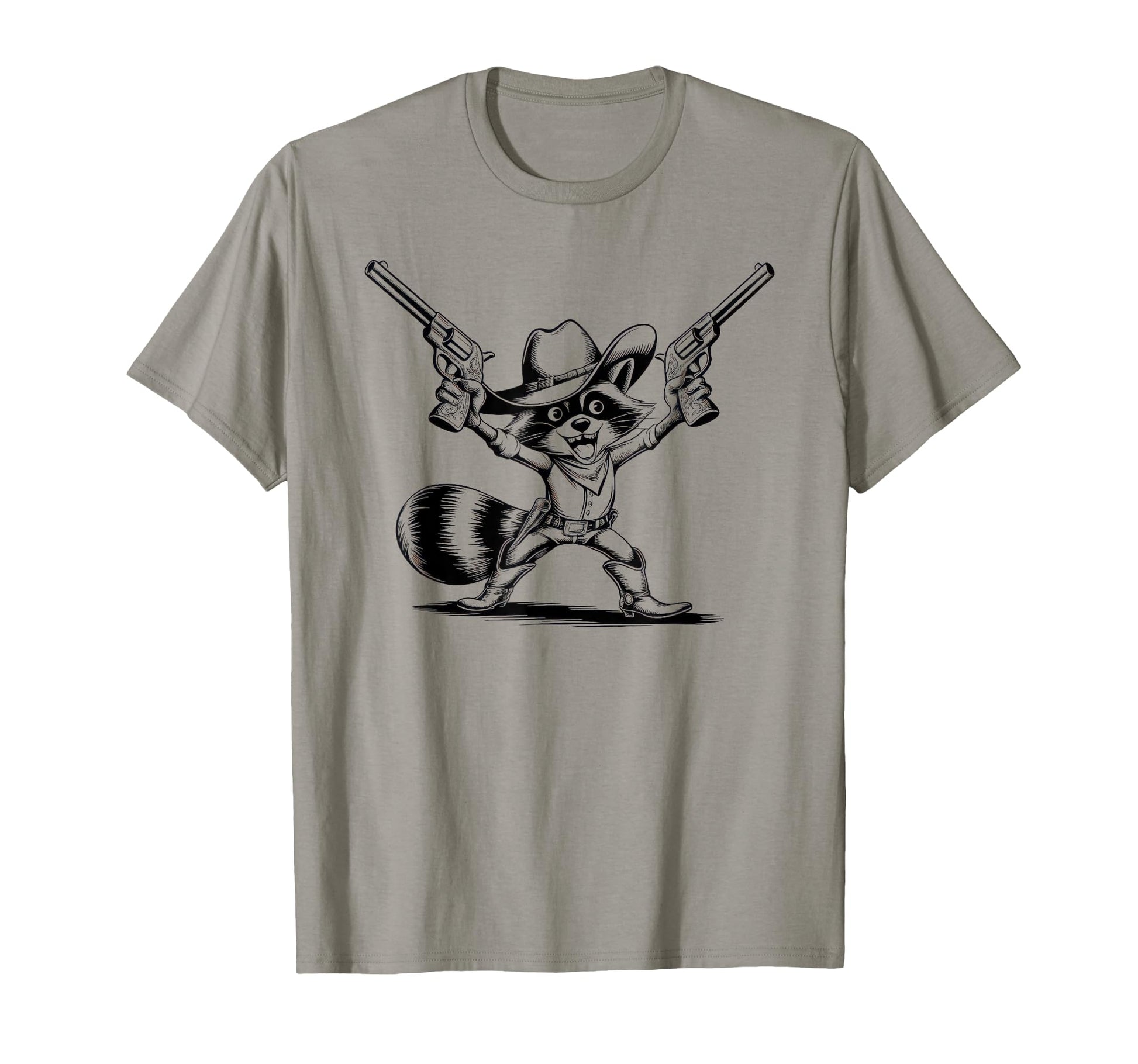 Raccoon 90S Country Music T-Shirt - Casual Everyday Wear for Adults - T-Shirt, Sweatshirt, Hoodie