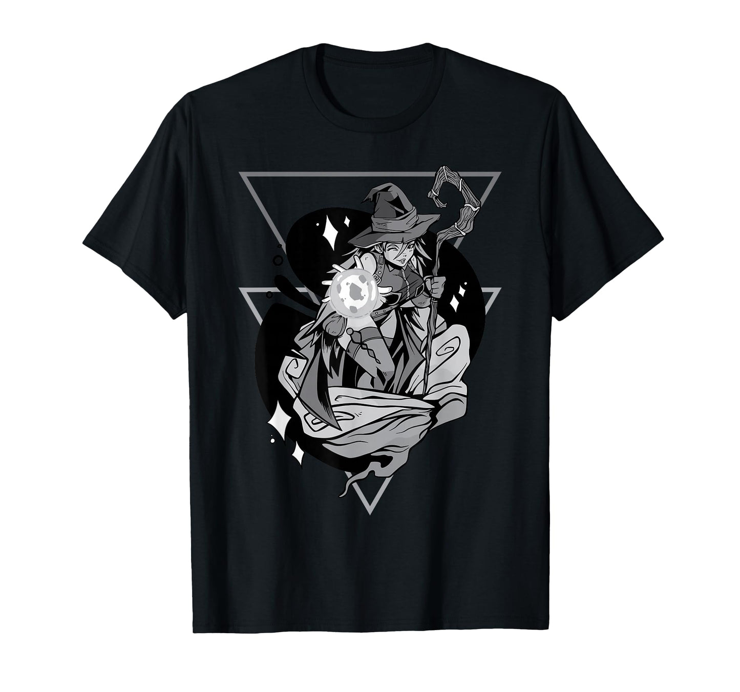 Anime Witch Japanese Aesthetics T-Shirt - Aesthetic Graphic for Adults - T-Shirt, Sweatshirt, Hoodie