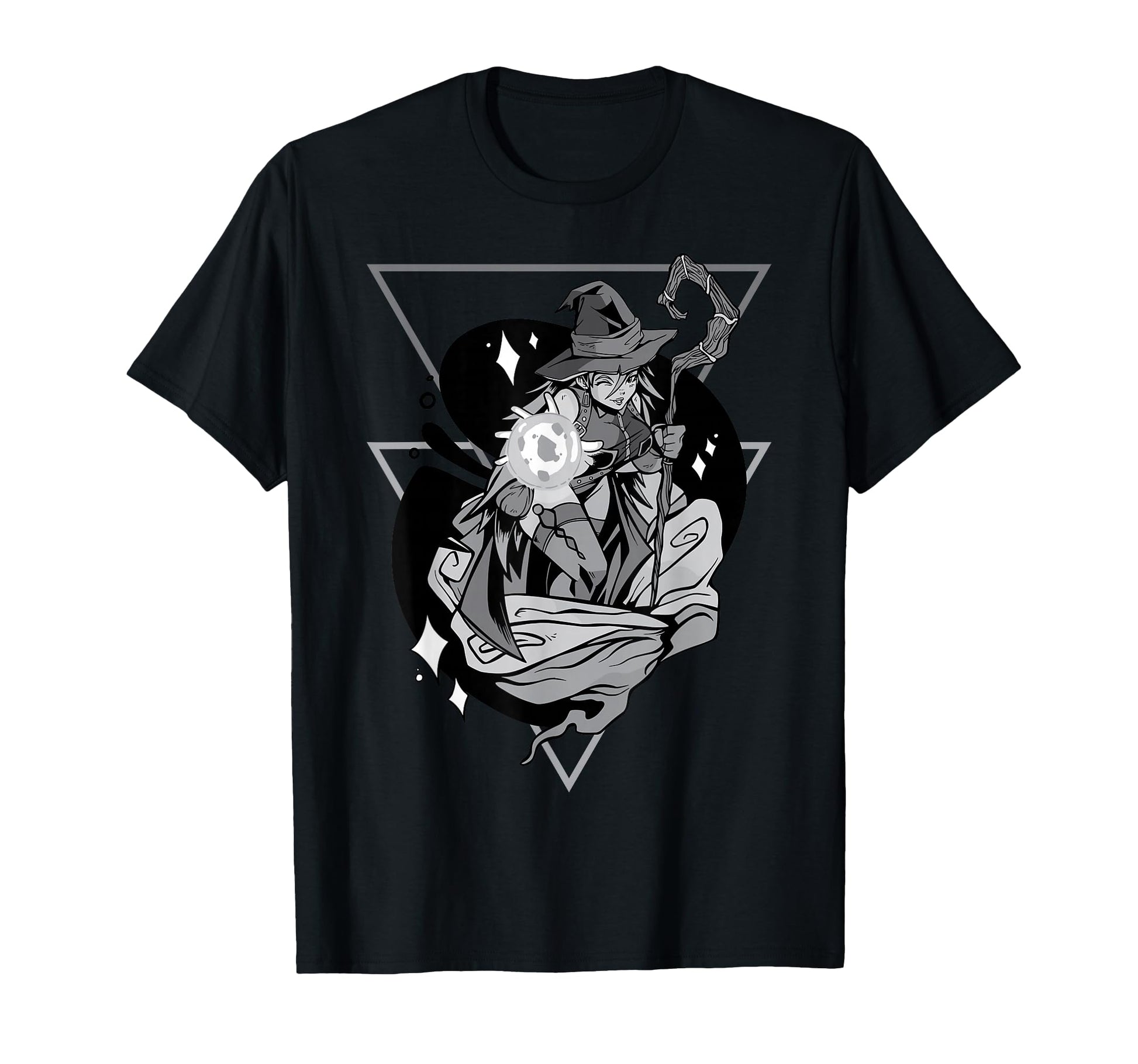 Anime Witch Japanese Aesthetics T-Shirt - Aesthetic Graphic for Adults - T-Shirt, Sweatshirt, Hoodie