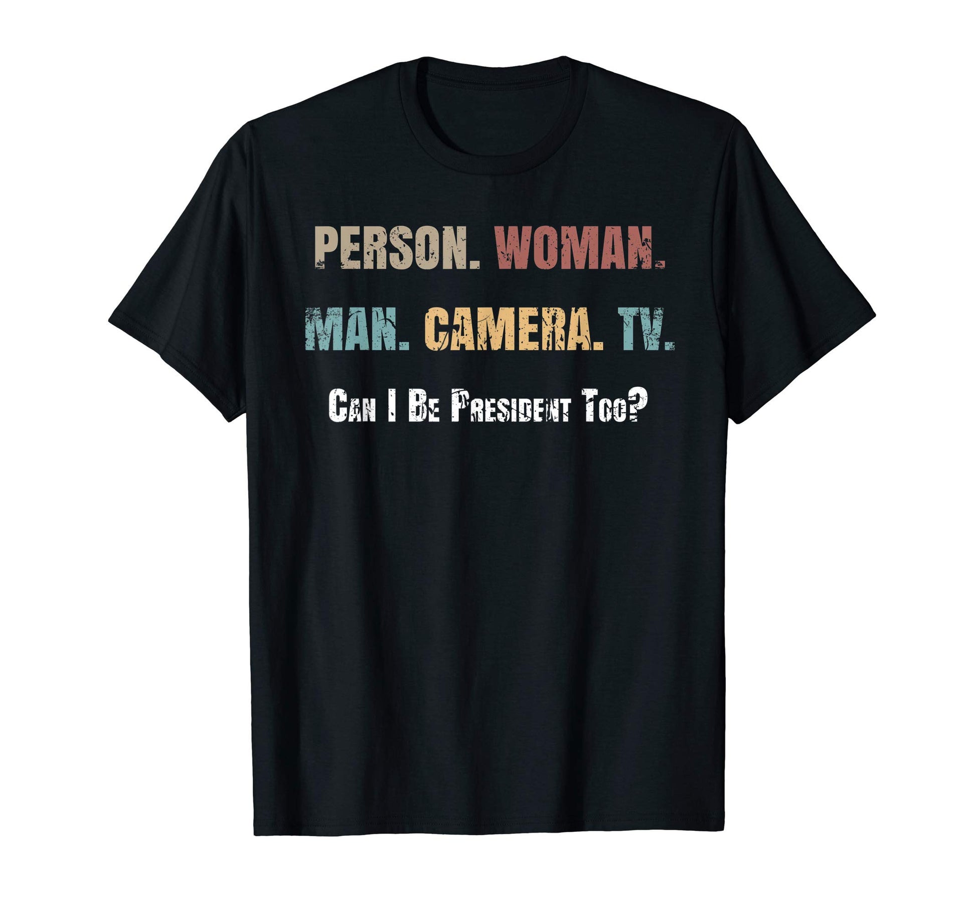 Person Camera Tv Grunge Trump T-Shirt - Trendy Graphic Unisex - T-Shirt, Sweatshirt, Hoodie