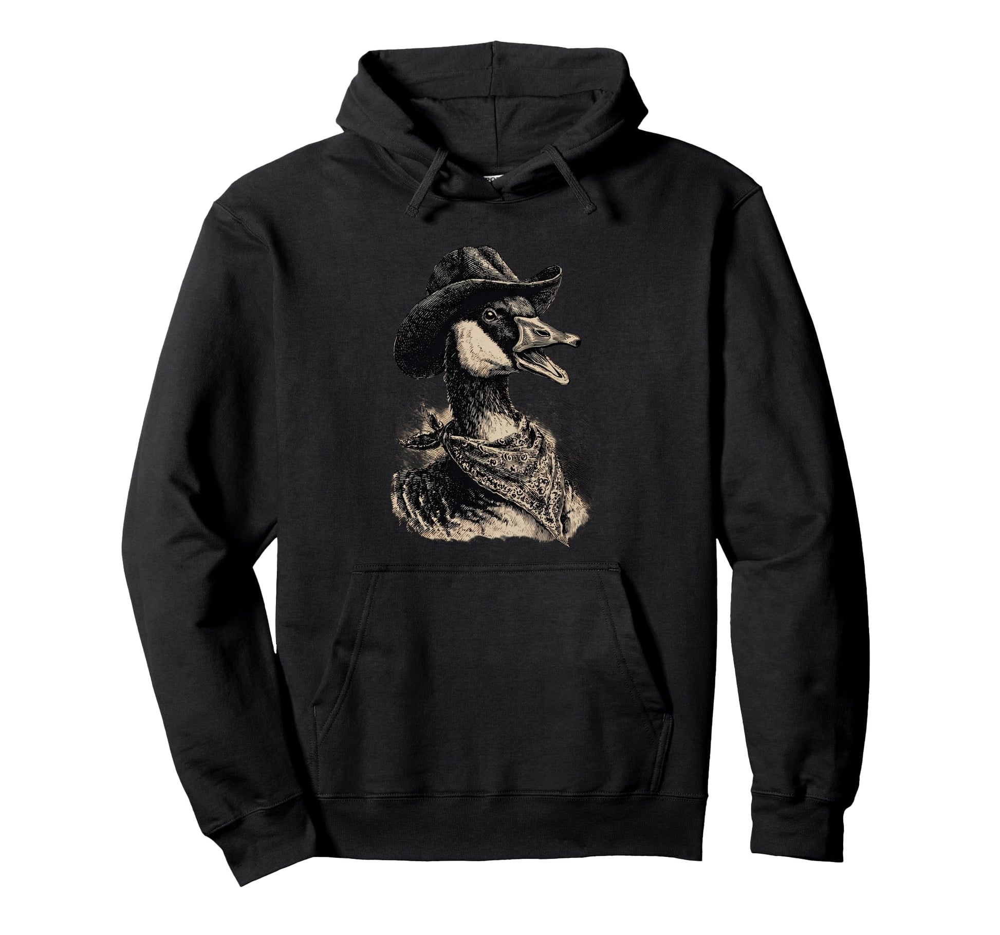 Goose Cowboy Rodeo Cowgirl Western Country Hoodie - Graphic Print Men Women - T-Shirt, Sweatshirt, Hoodie