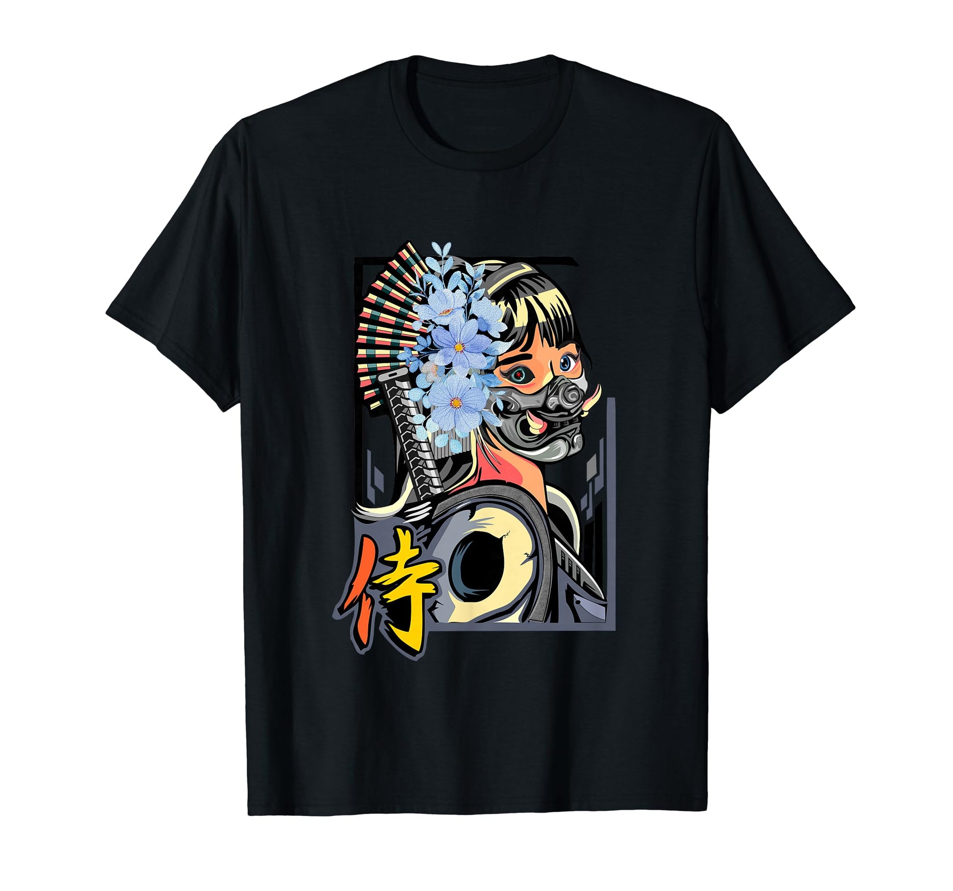 Japanese Modern Geisha Vaporwave T-Shirt - Streetwear Style for Adults - T-Shirt, Sweatshirt, Hoodie