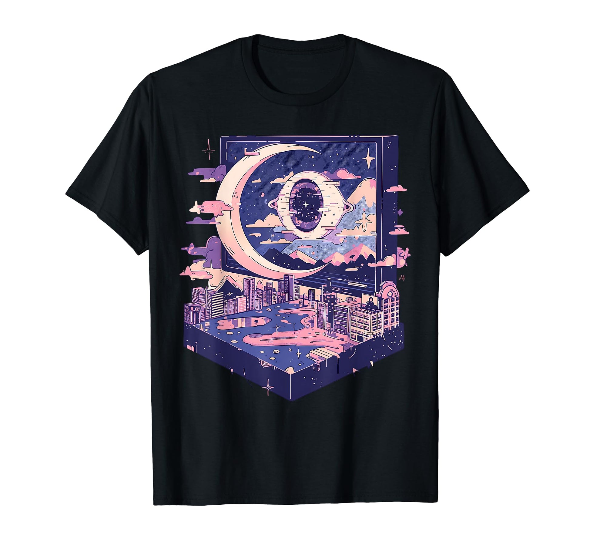 80S Citypop Aesthetic Pastel T-Shirt - Fun Novelty Design Men Women - T-Shirt, Sweatshirt, Hoodie