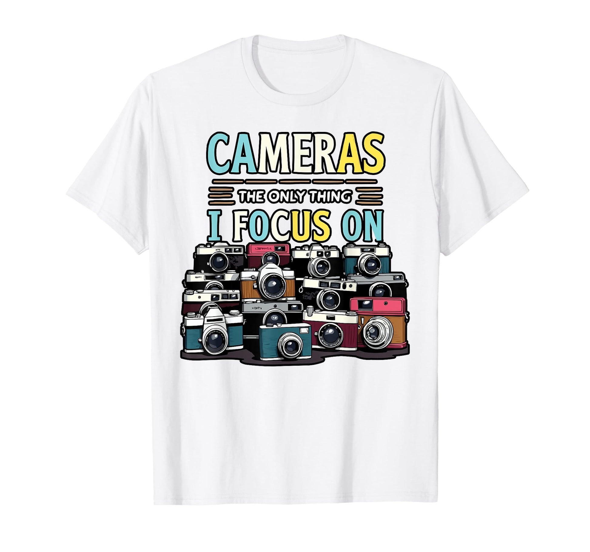 Camera Collector Cameraman Photography T-Shirt - Novelty Apparel Unisex - T-Shirt, Sweatshirt, Hoodie