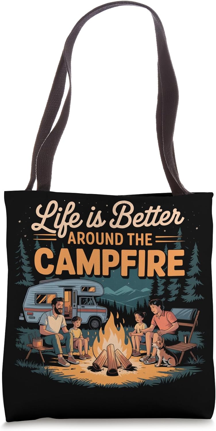 Camping Campfire Camper Outdoor Nature - Adult & Kids T-Shirts, Sweatshirts & Hoodies apparel design preview 1