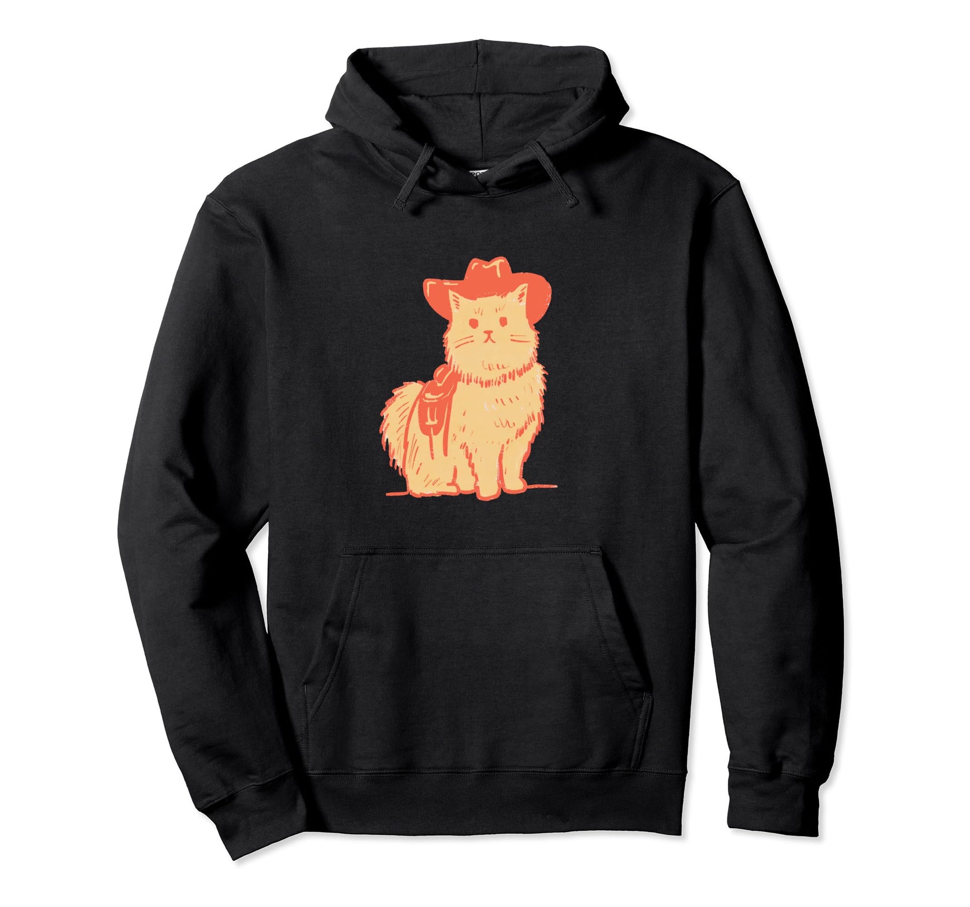 Meowdy Funny Country Music Cat Cowgirl Hoodie - Novelty Apparel Unisex - T-Shirt, Sweatshirt, Hoodie