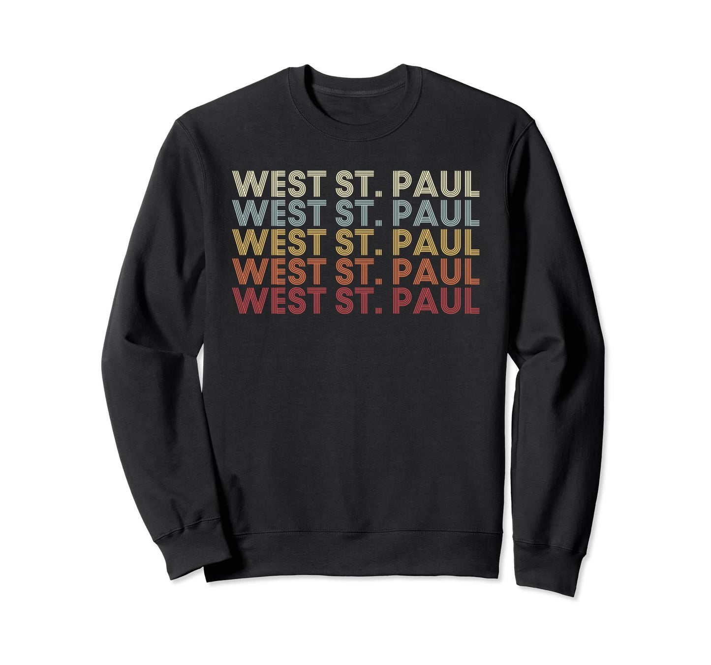 West St Paul Minnesota West St Sweatshirt - Aesthetic Graphic for Adults - T-Shirt, Sweatshirt, Hoodie