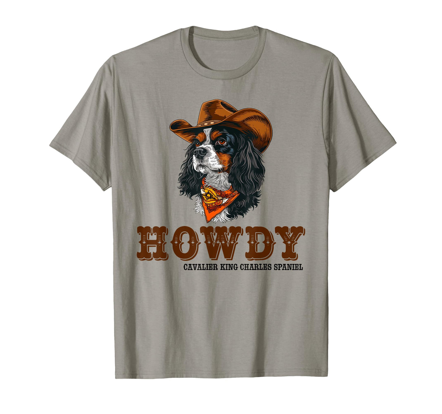 Howdy Cavalier King Charles Spaniel T-Shirt - Minimalist Print for Adults - T-Shirt, Sweatshirt, Hoodie