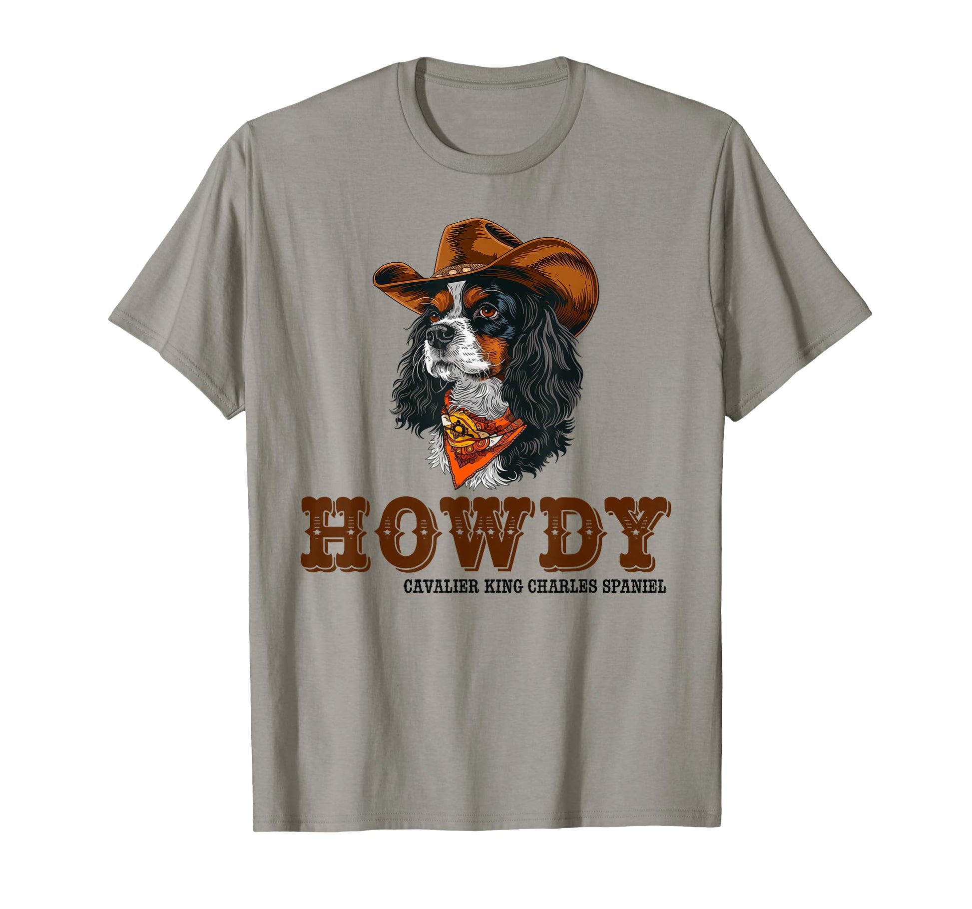Howdy Cavalier King Charles Spaniel T-Shirt - Minimalist Print for Adults - T-Shirt, Sweatshirt, Hoodie