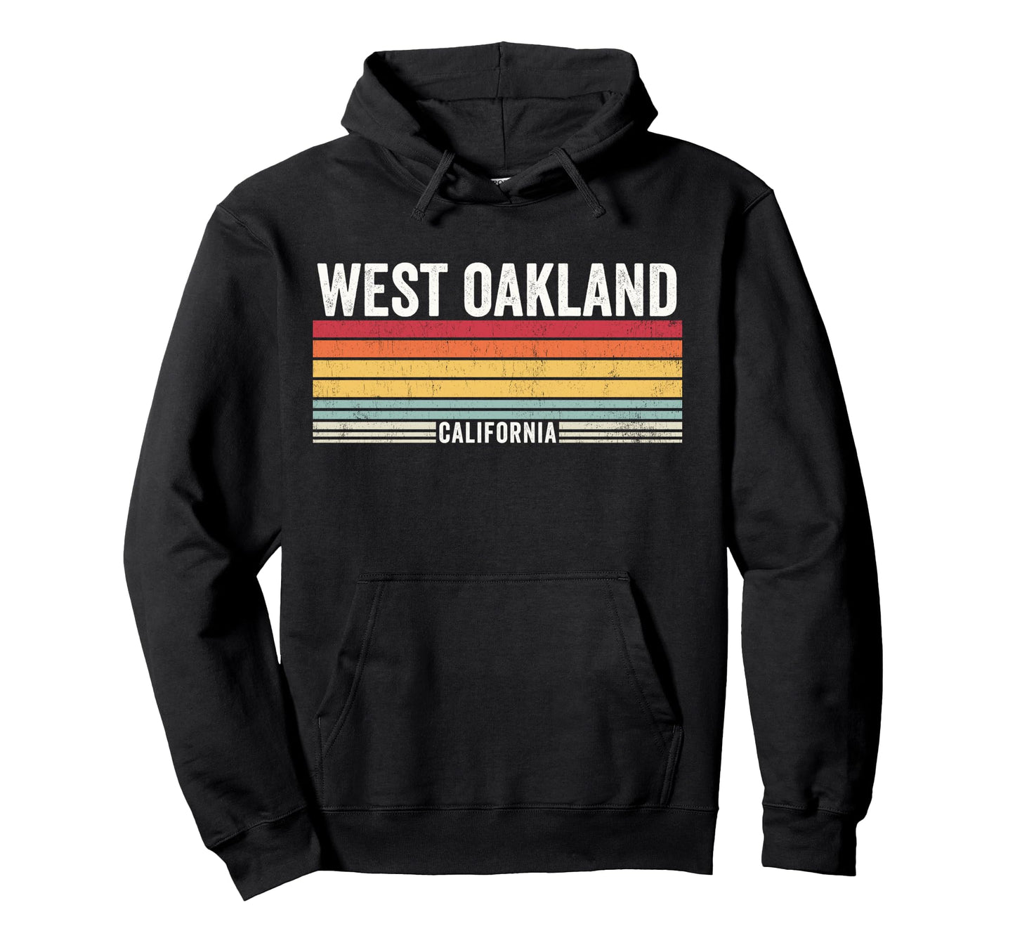West Oakland Sunset West Oakland Hoodie - Trendy Graphic Unisex - T-Shirt, Sweatshirt, Hoodie