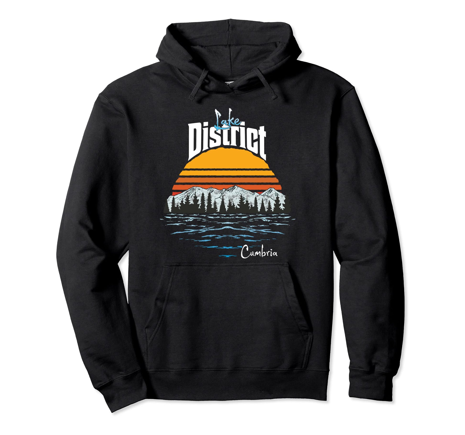 Lake District Cumbria National Park Hoodie - Streetwear Style Men Women - T-Shirt, Sweatshirt, Hoodie