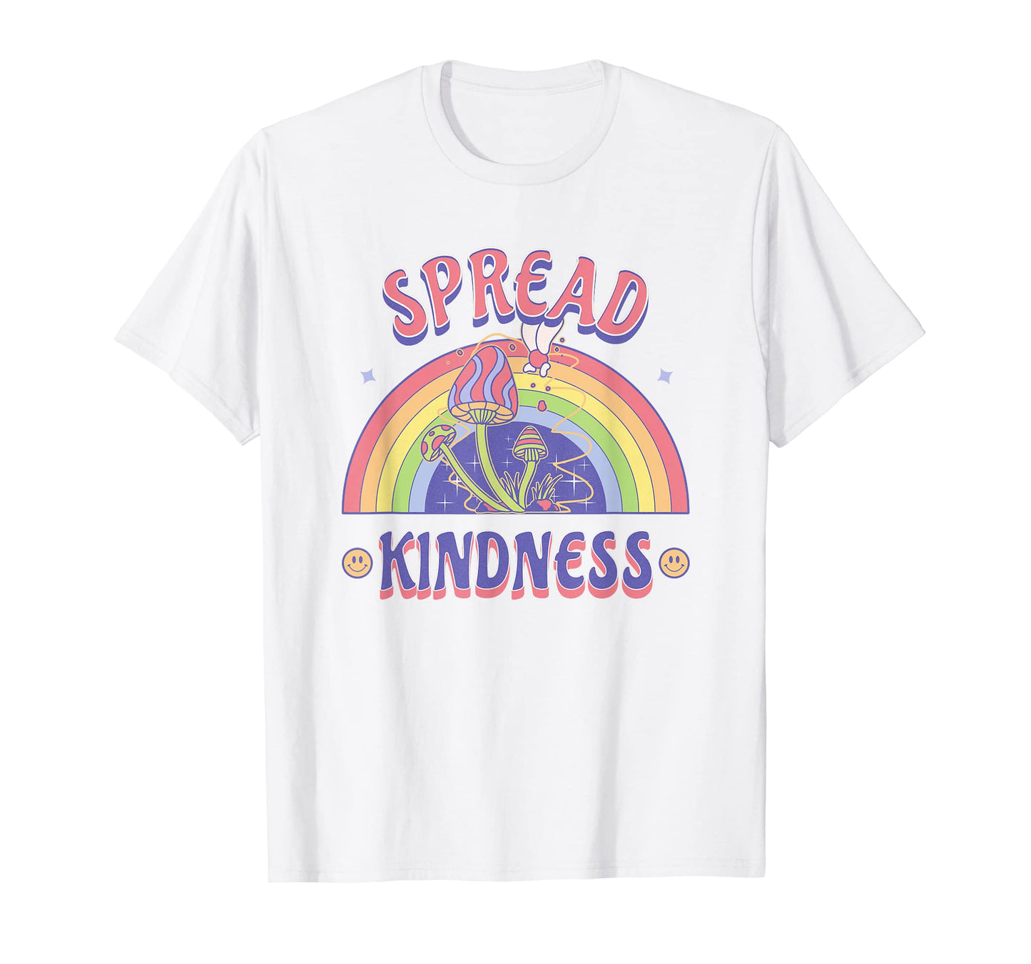 Spread Kindness Inspirational Mushrooms T-Shirt - Aesthetic Graphic Unisex - T-Shirt, Sweatshirt, Hoodie