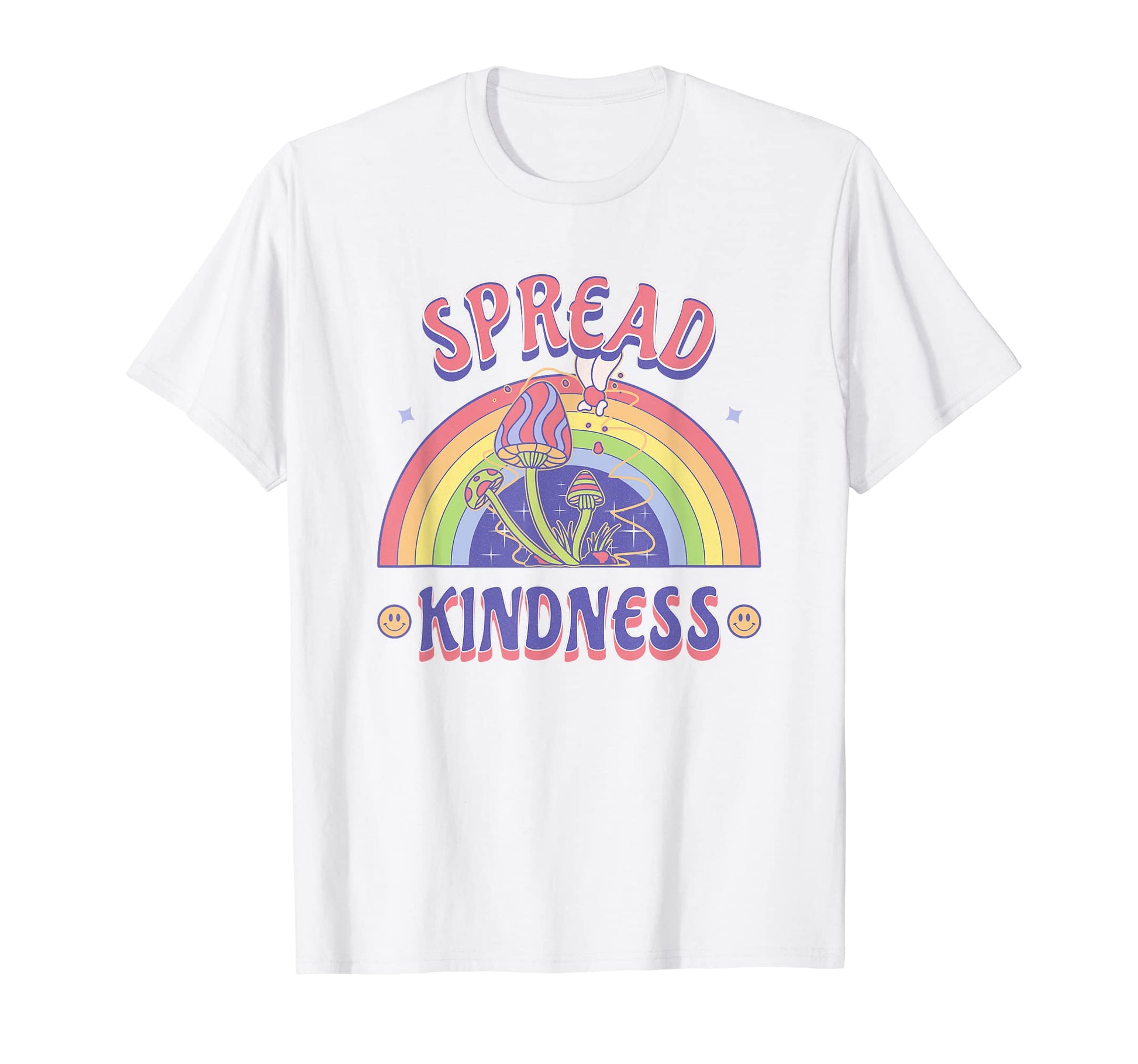 Spread Kindness Inspirational Mushrooms T-Shirt - Aesthetic Graphic Unisex - T-Shirt, Sweatshirt, Hoodie