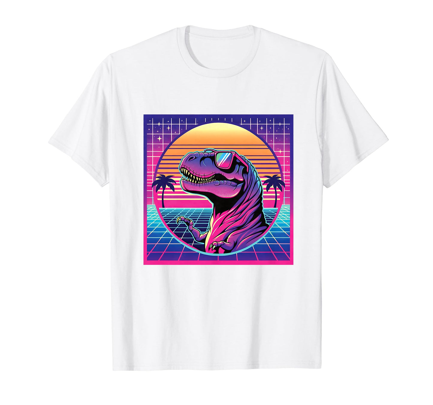 Retrowave Synthwave Aesthetic T-Shirt - Minimalist Print for Adults - T-Shirt, Sweatshirt, Hoodie