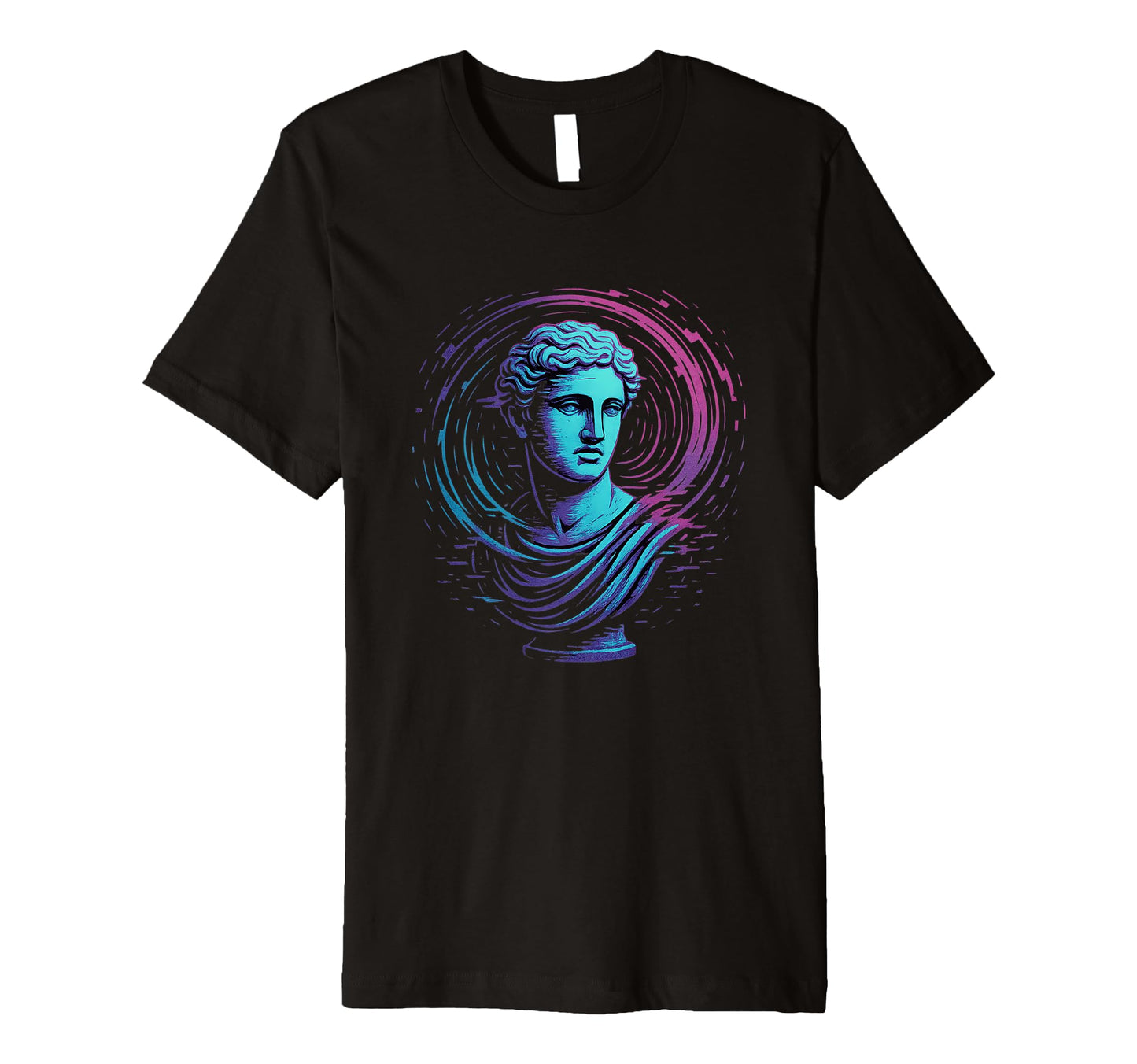 Vaporwave Classical Statue Aesthetic T-Shirt - Aesthetic Graphic Men Women - T-Shirt, Sweatshirt, Hoodie
