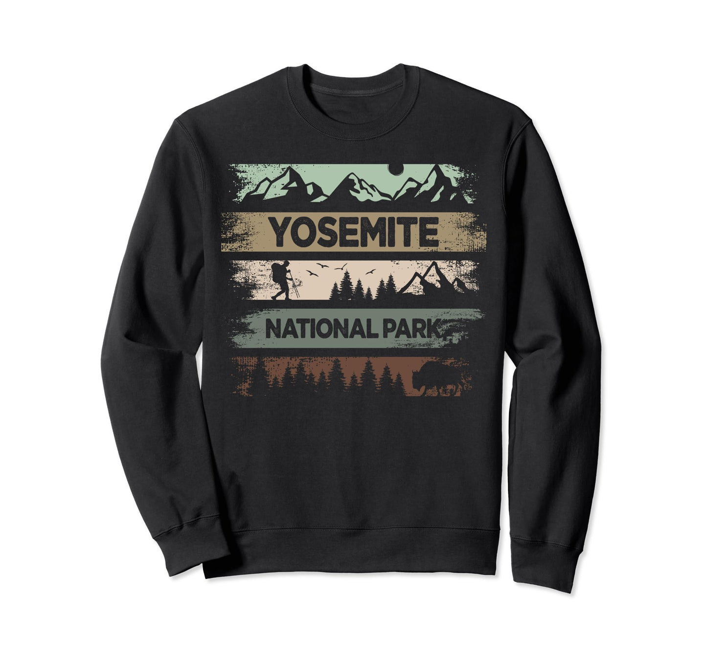 Yosemite National Park Us Yosemite Sweatshirt - Trendy Graphic Unisex - T-Shirt, Sweatshirt, Hoodie