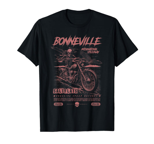 Bonneville Salt Flats Motorcycle T-Shirt - Casual Everyday Wear Unisex - T-Shirt, Sweatshirt, Hoodie