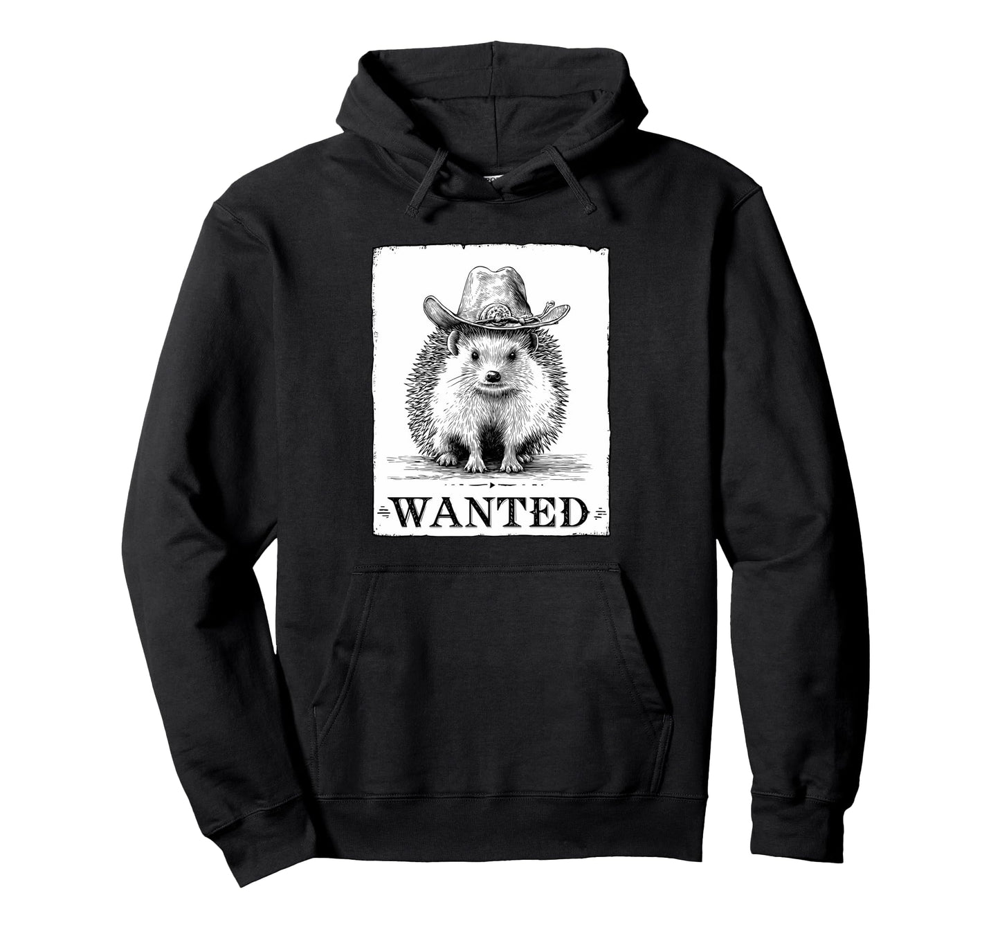 Hedgehog Cowboy Rodeo Cowgirl Western Hoodie - Unique Graphic Men Women - T-Shirt, Sweatshirt, Hoodie
