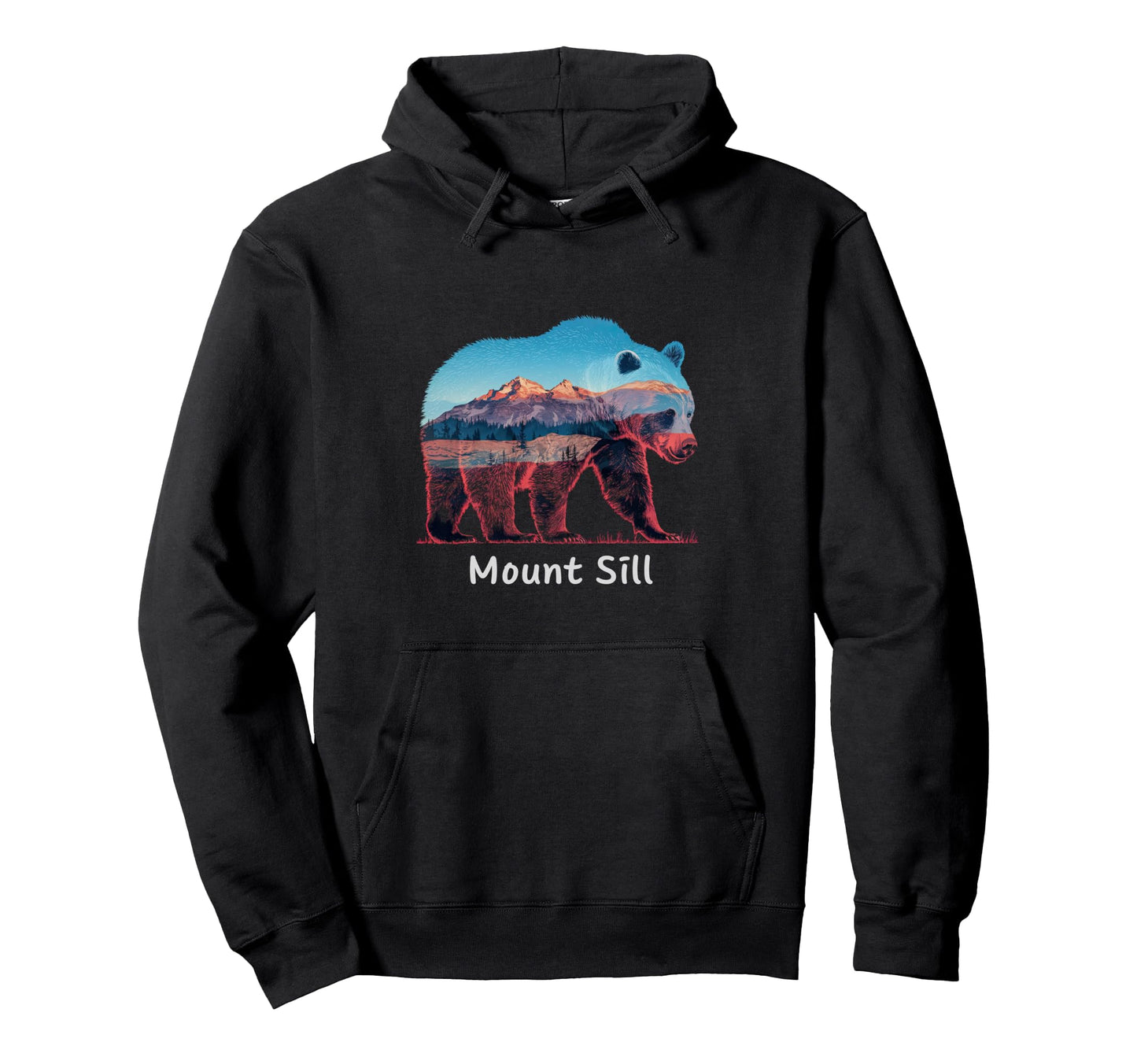 Hiking Camping Mount Sill National Park Hoodie - Custom Art Print Unisex - T-Shirt, Sweatshirt, Hoodie
