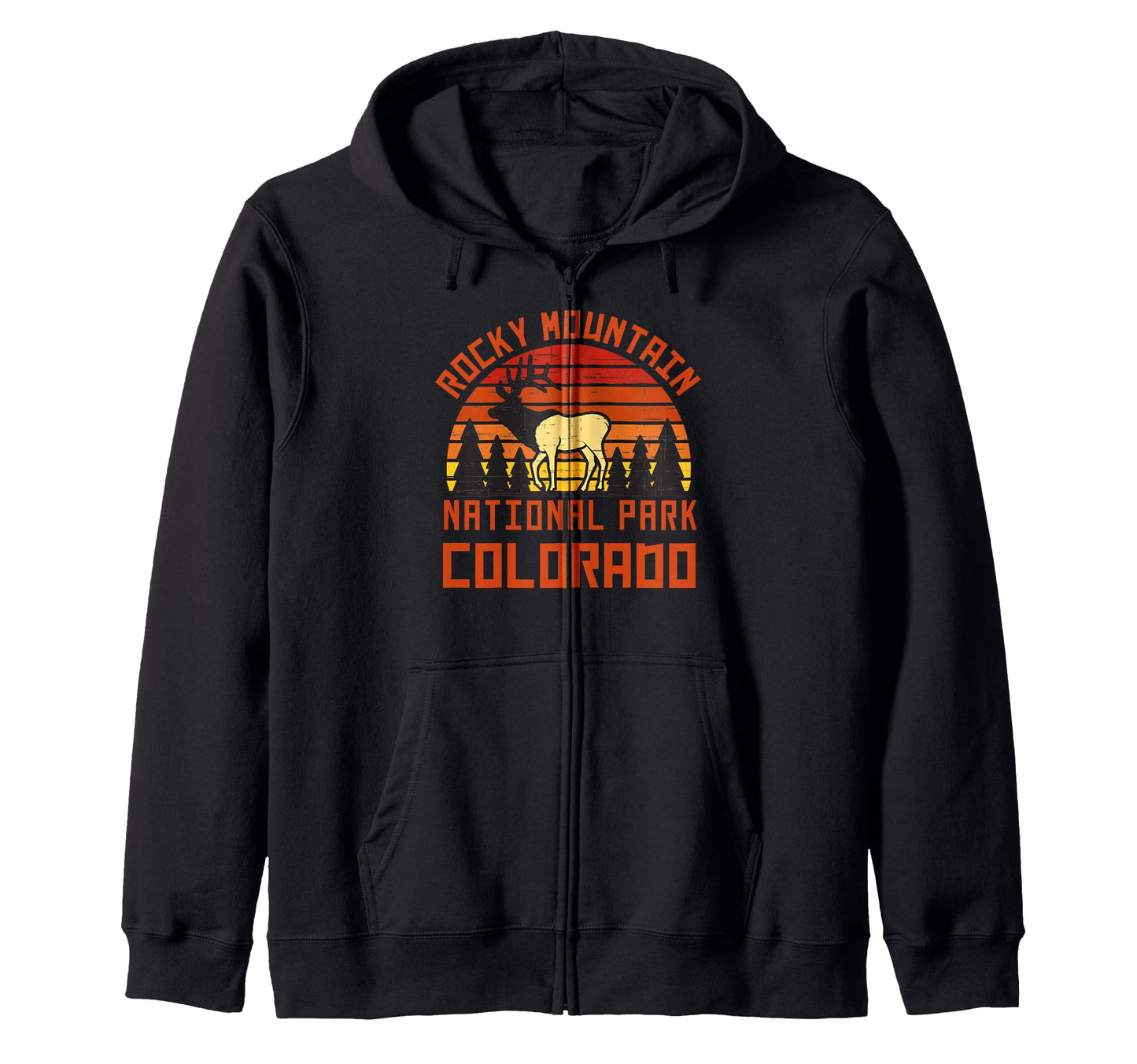 Rocky Mountain National Park Sweatshirt - Fun Novelty Design for Adults - T-Shirt, Sweatshirt, Hoodie