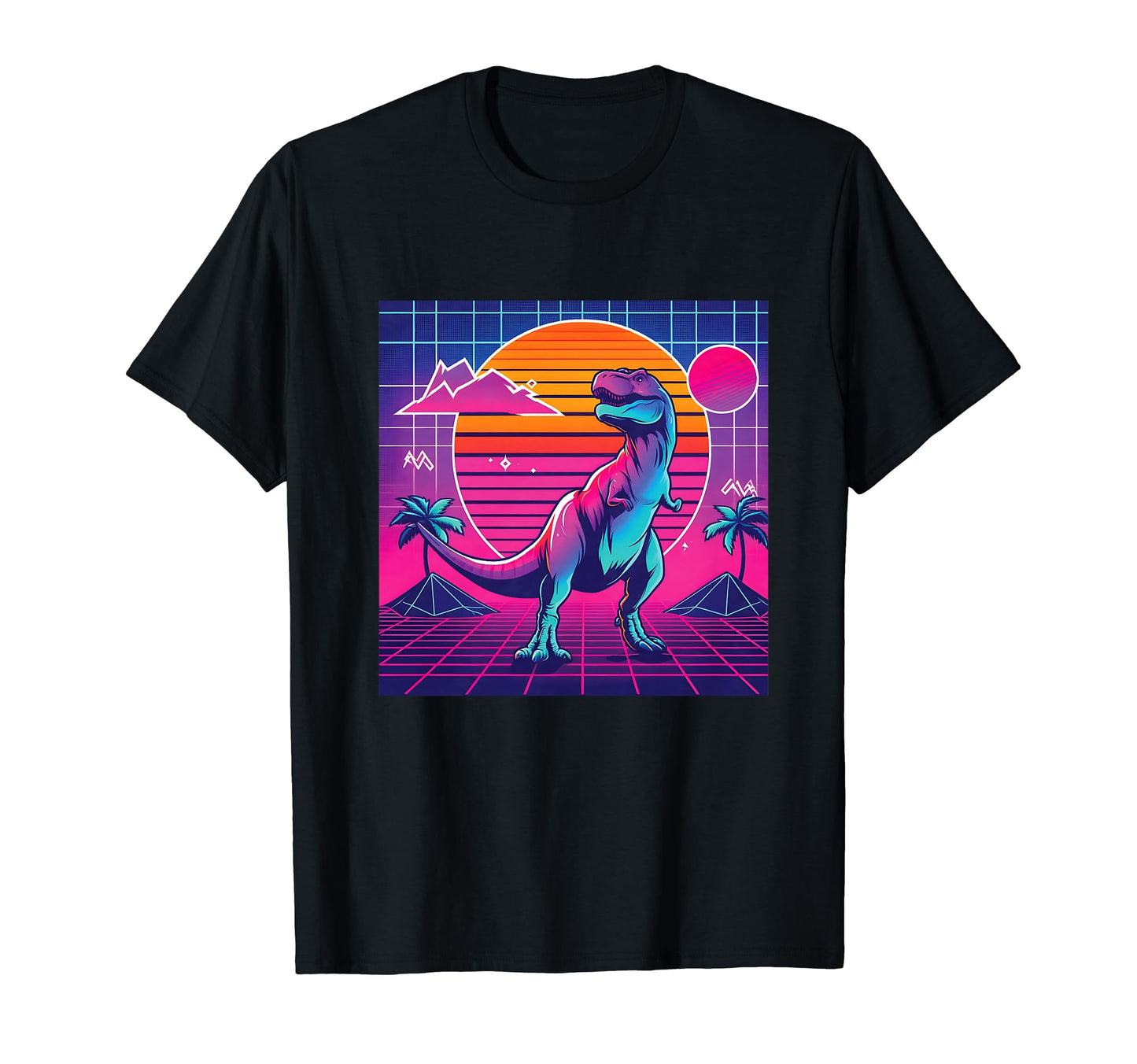 Retrowave Synthwave Aesthetic Vaporwave T-Shirt - Graphic Print for Adults - T-Shirt, Sweatshirt, Hoodie