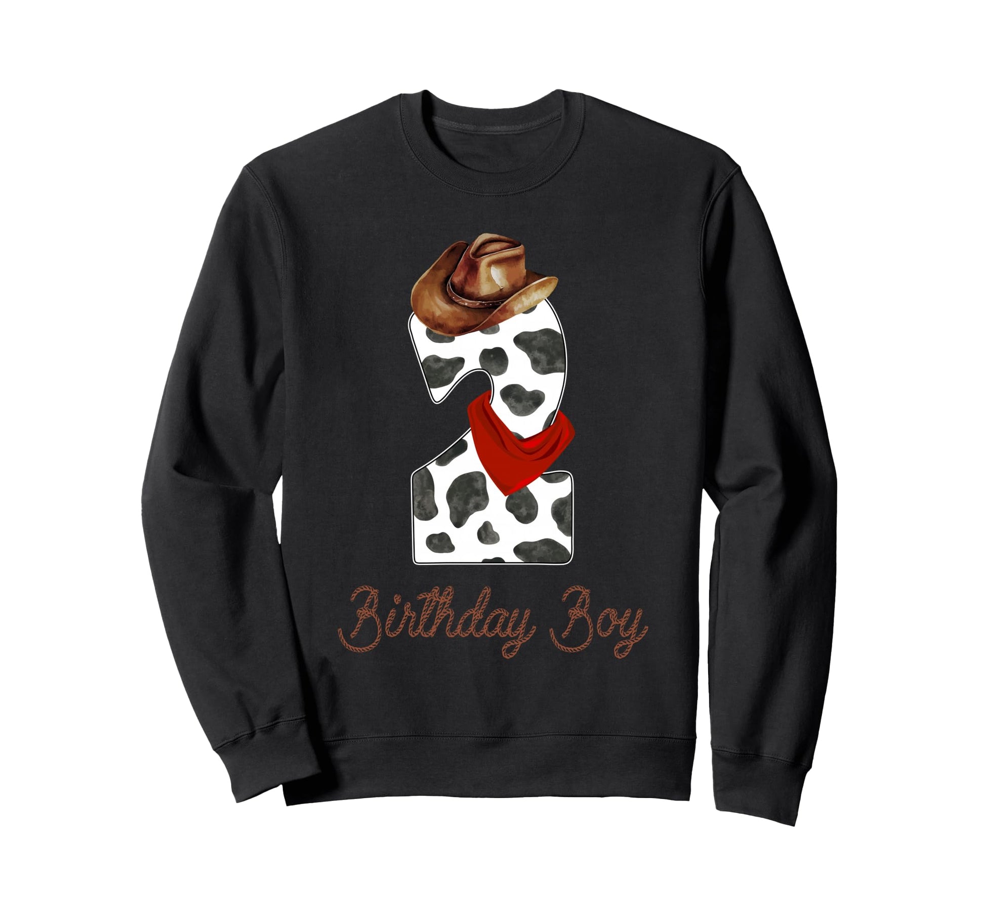 Its My 2Nd Birthday 2 Years Old Cowboy Sweatshirt - Streetwear Style Unisex - T-Shirt, Sweatshirt, Hoodie