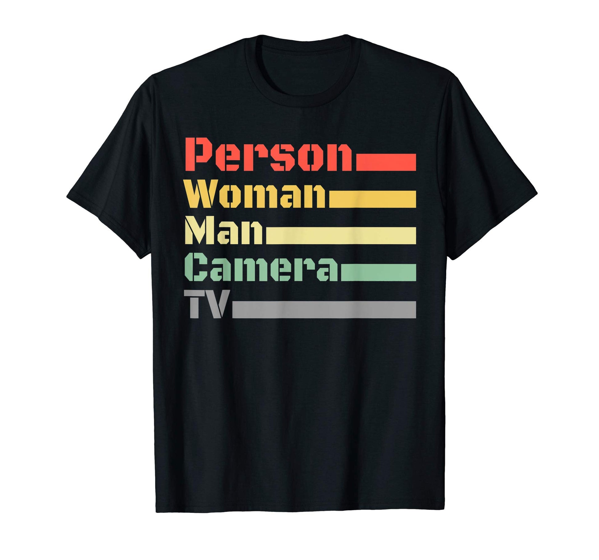 Person Camera Tv Cognitive Test T-Shirt - Trendy Graphic Unisex - T-Shirt, Sweatshirt, Hoodie