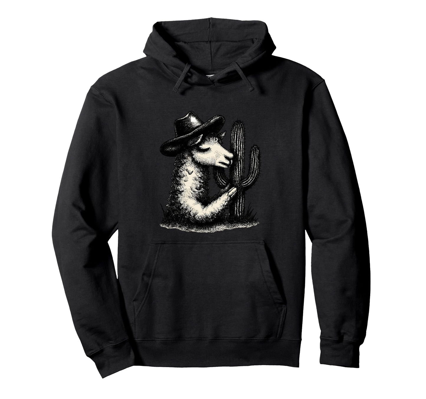 Alpaca Cowboy Rodeo Cowgirl Western Hoodie - Streetwear Style Men Women - T-Shirt, Sweatshirt, Hoodie