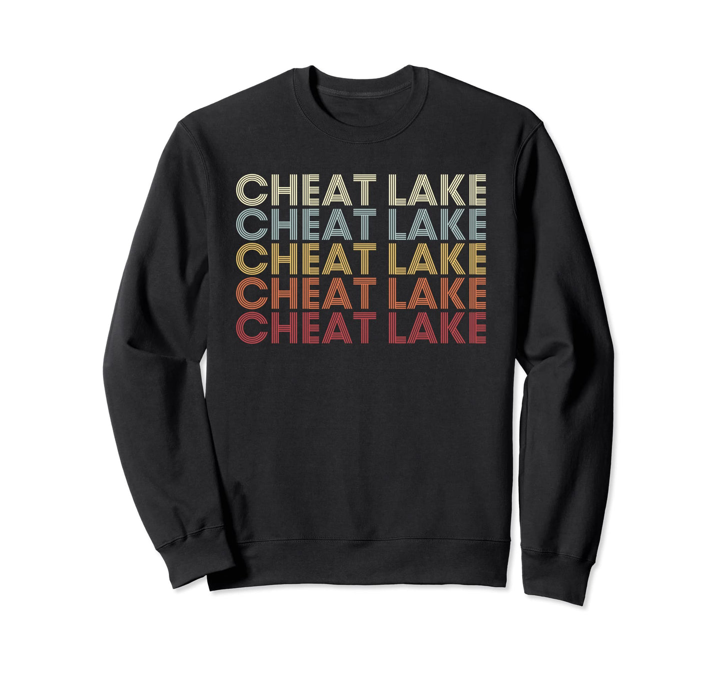 Cheat Lake West Virginia Cheat Sweatshirt - Custom Art Print Men Women - T-Shirt, Sweatshirt, Hoodie