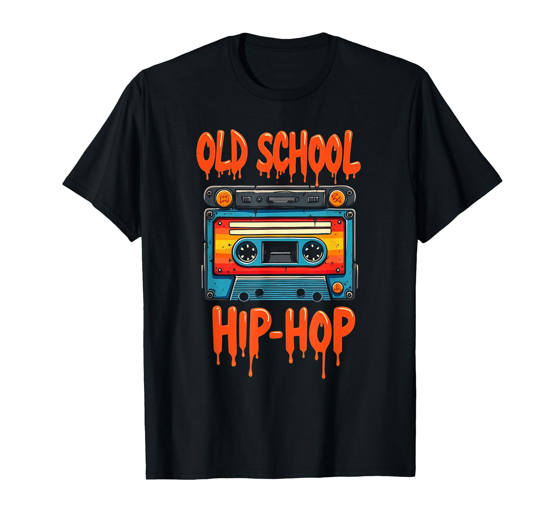 Fun Old School Hiphop Cassette T-Shirt - Casual Everyday Wear for Adults - T-Shirt, Sweatshirt, Hoodie