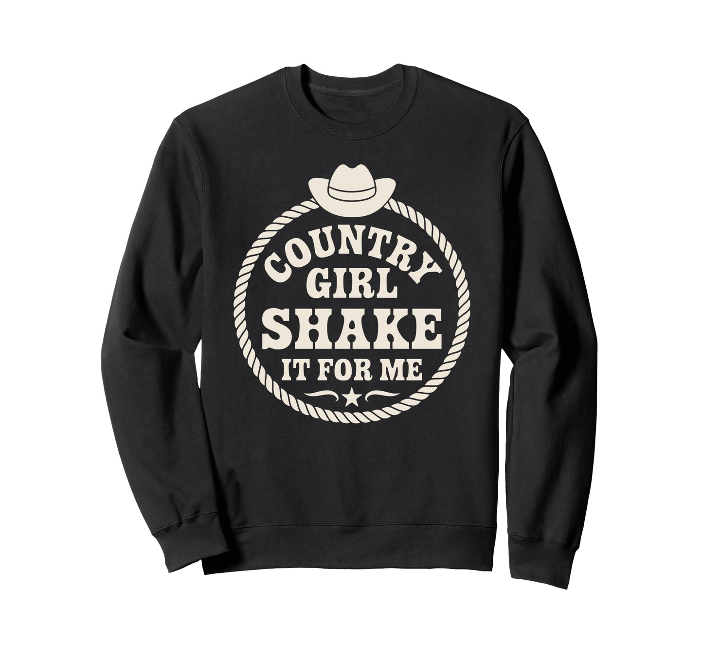 Shakes It Me Country Music Cowgirl Sweatshirt - Minimalist Print Men Women - T-Shirt, Sweatshirt, Hoodie