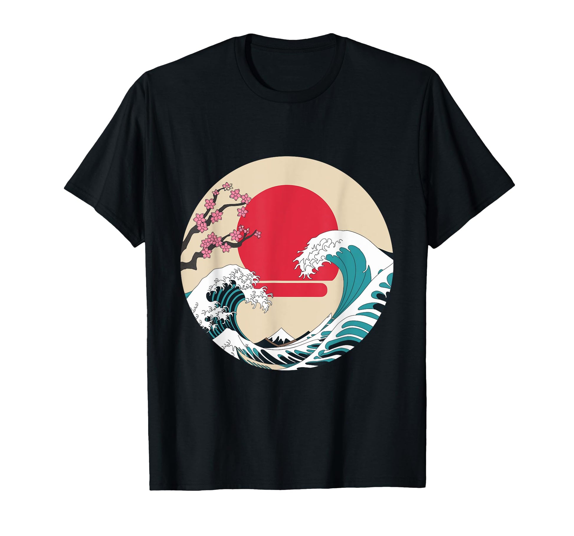 Big Wave Vaporwave Aesthetic 80S T-Shirt - Novelty Apparel for Adults - T-Shirt, Sweatshirt, Hoodie