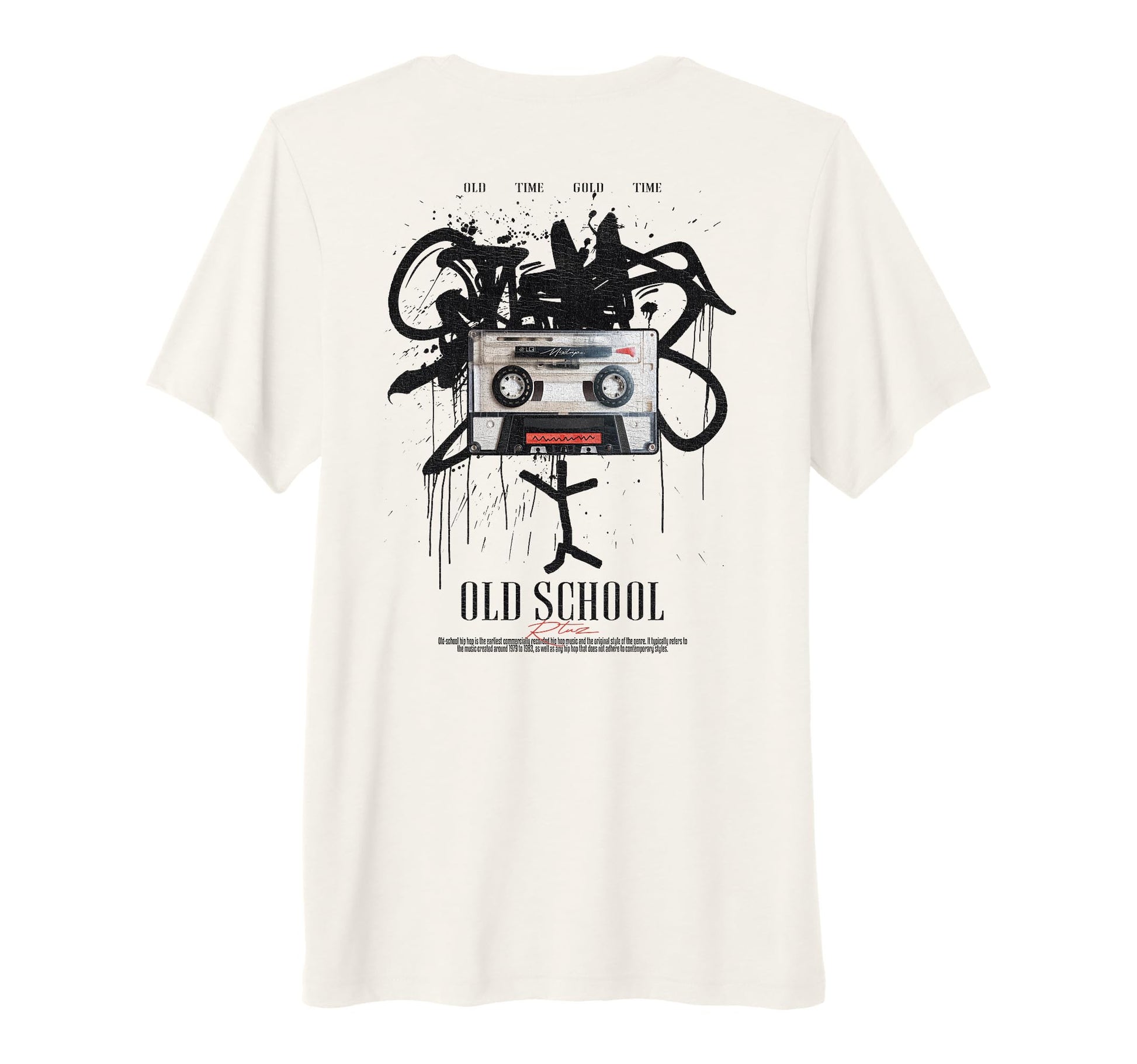 Back Streetwear Old School Music Tape T-Shirt - Fun Novelty Design Unisex - T-Shirt, Sweatshirt, Hoodie