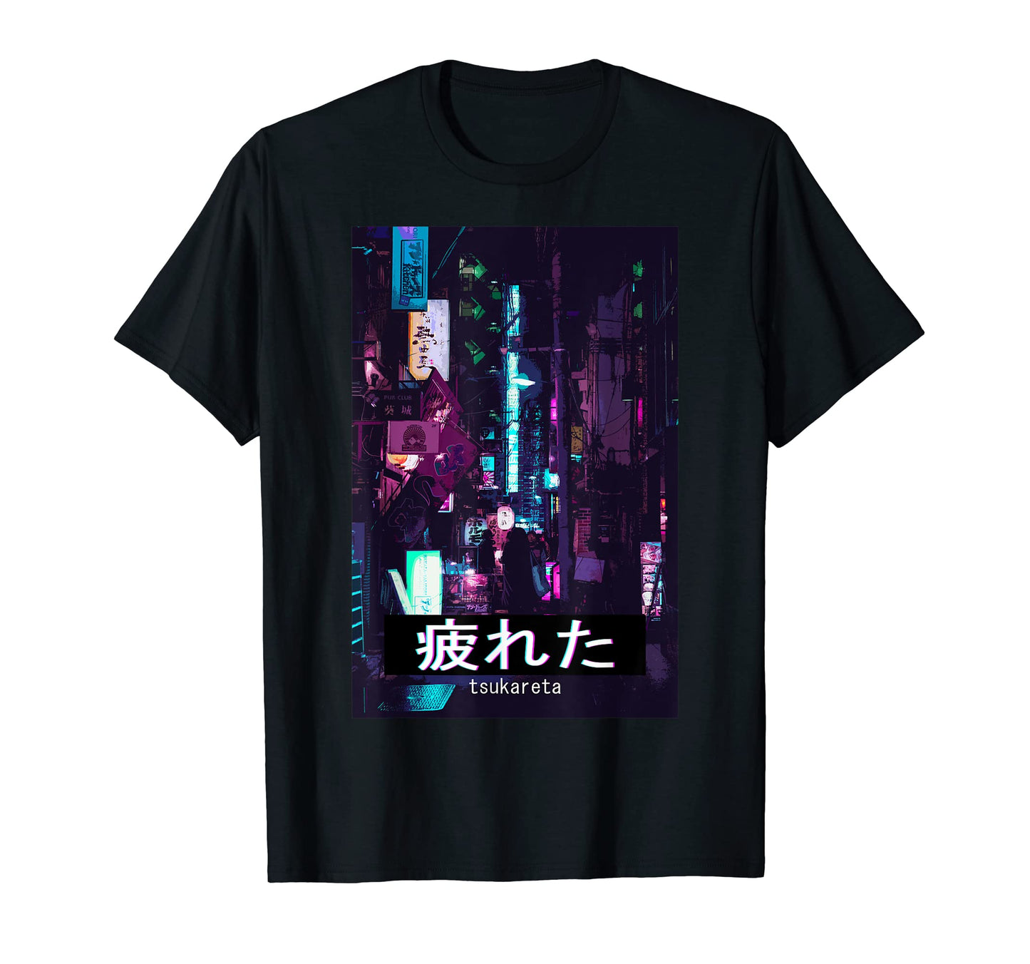 Aesthetic Anime Vaporwave Japan 80S T-Shirt - Custom Art Print for Adults - T-Shirt, Sweatshirt, Hoodie