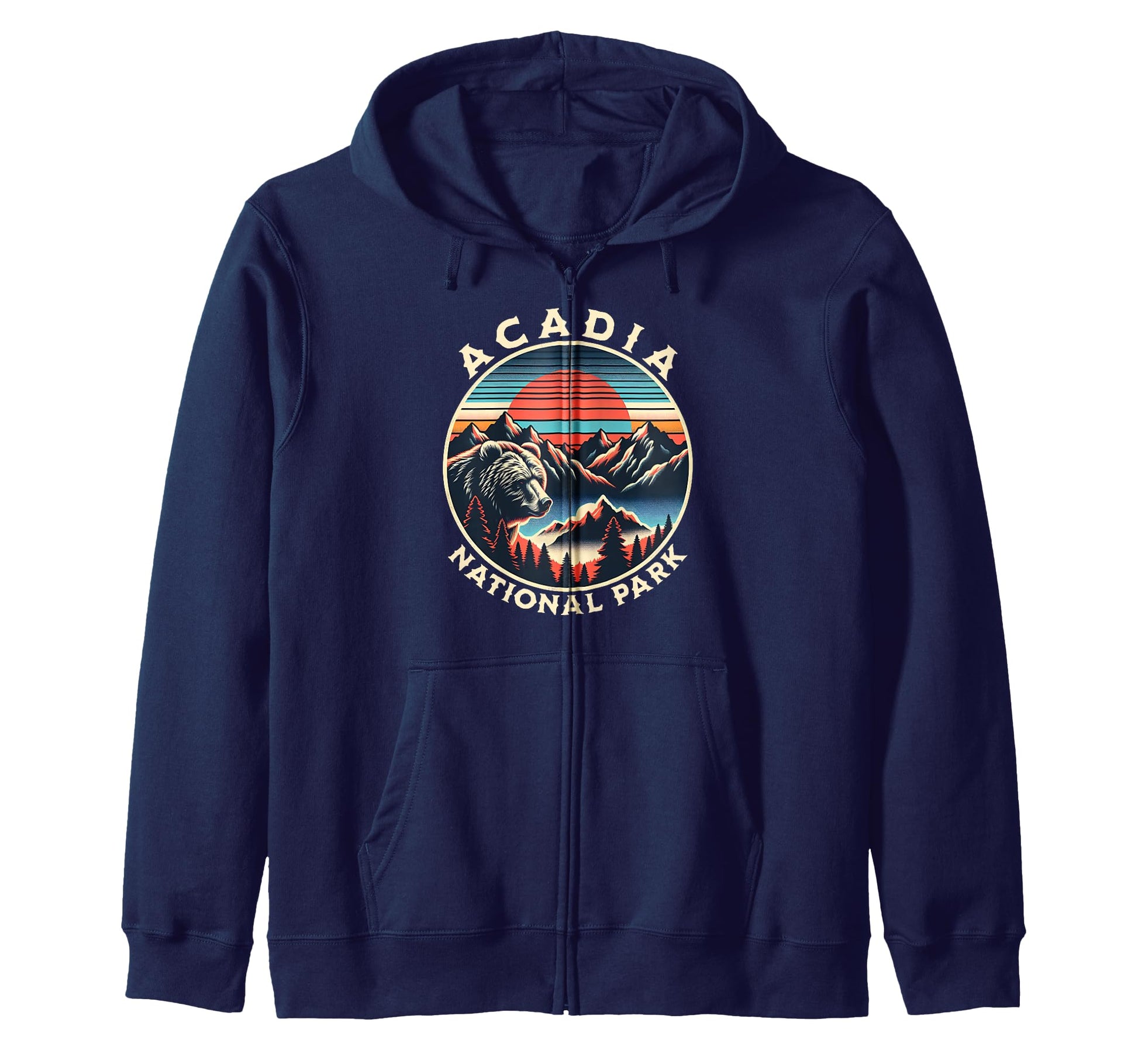 Acadia National Park Maine Usa T-Shirt - Fun Novelty Design for Adults - T-Shirt, Sweatshirt, Hoodie