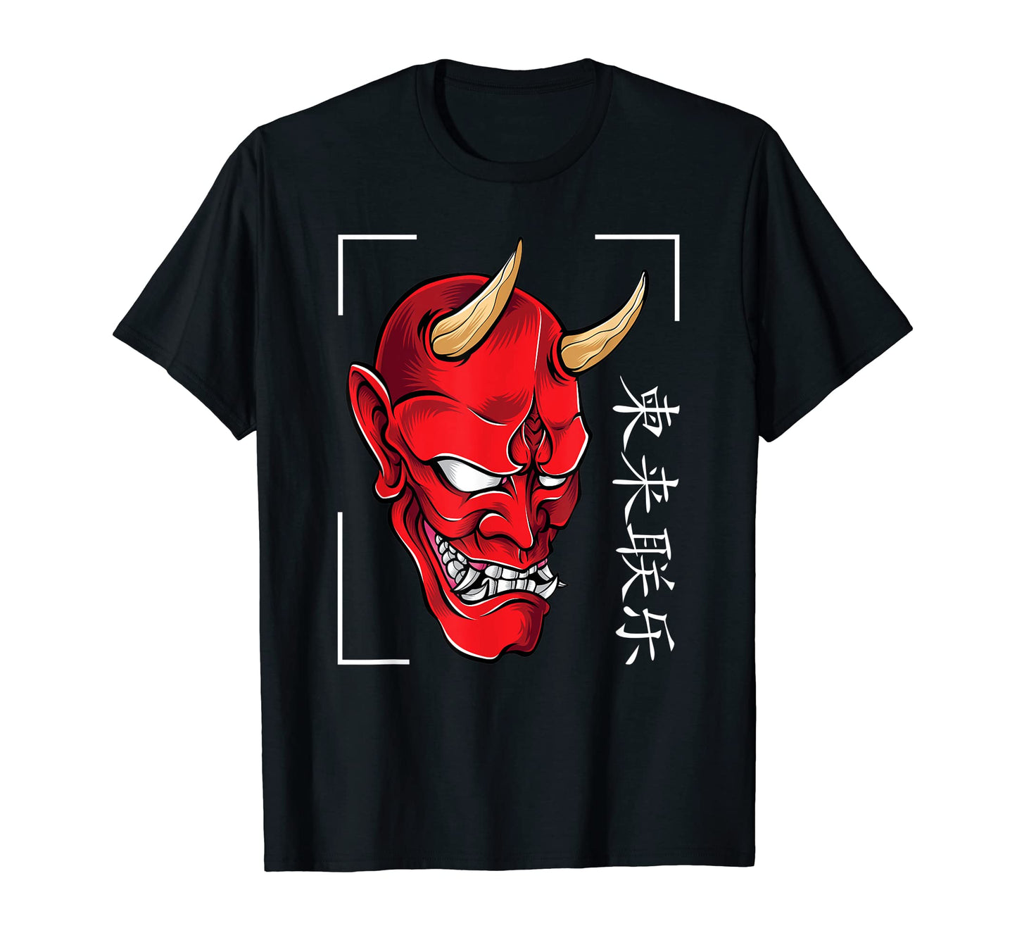 Japanese Demon I Devil I Vaporwave I T-Shirt - Aesthetic Graphic Unisex - T-Shirt, Sweatshirt, Hoodie