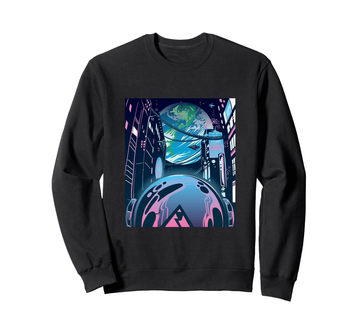 Vaporwave Aesthetic Streetwear Sweatshirt - Trendy Graphic Unisex - T-Shirt, Sweatshirt, Hoodie