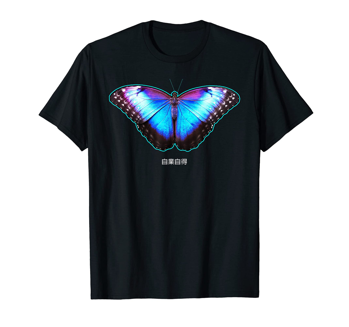Butterfly Japanese Streetwear 80S 90S T-Shirt - Novelty Apparel Men Women - T-Shirt, Sweatshirt, Hoodie