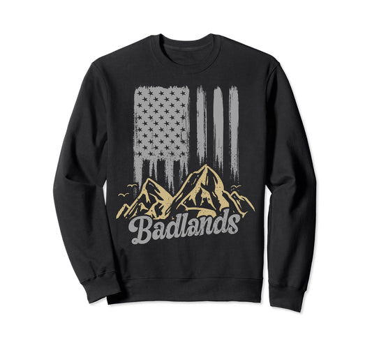 Badlands National Park Us Badlands Sweatshirt - Casual Everyday Wear Unisex - T-Shirt, Sweatshirt, Hoodie