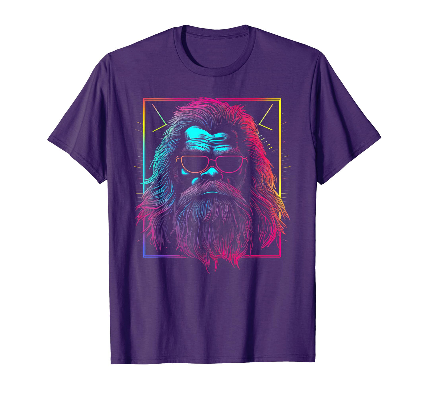 Bigfoot Sasquatch Vaporwave T-Shirt - Custom Art Print for Adults - T-Shirt, Sweatshirt, Hoodie