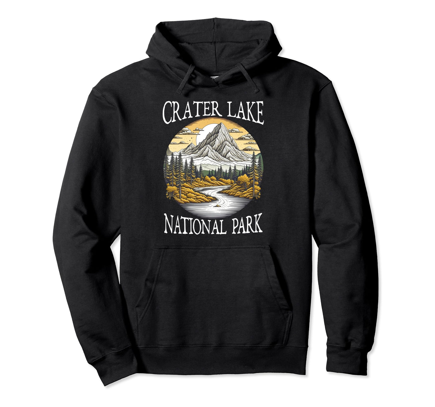 Crater Lake National Park Oregon Usa Hoodie - Aesthetic Graphic Unisex - T-Shirt, Sweatshirt, Hoodie