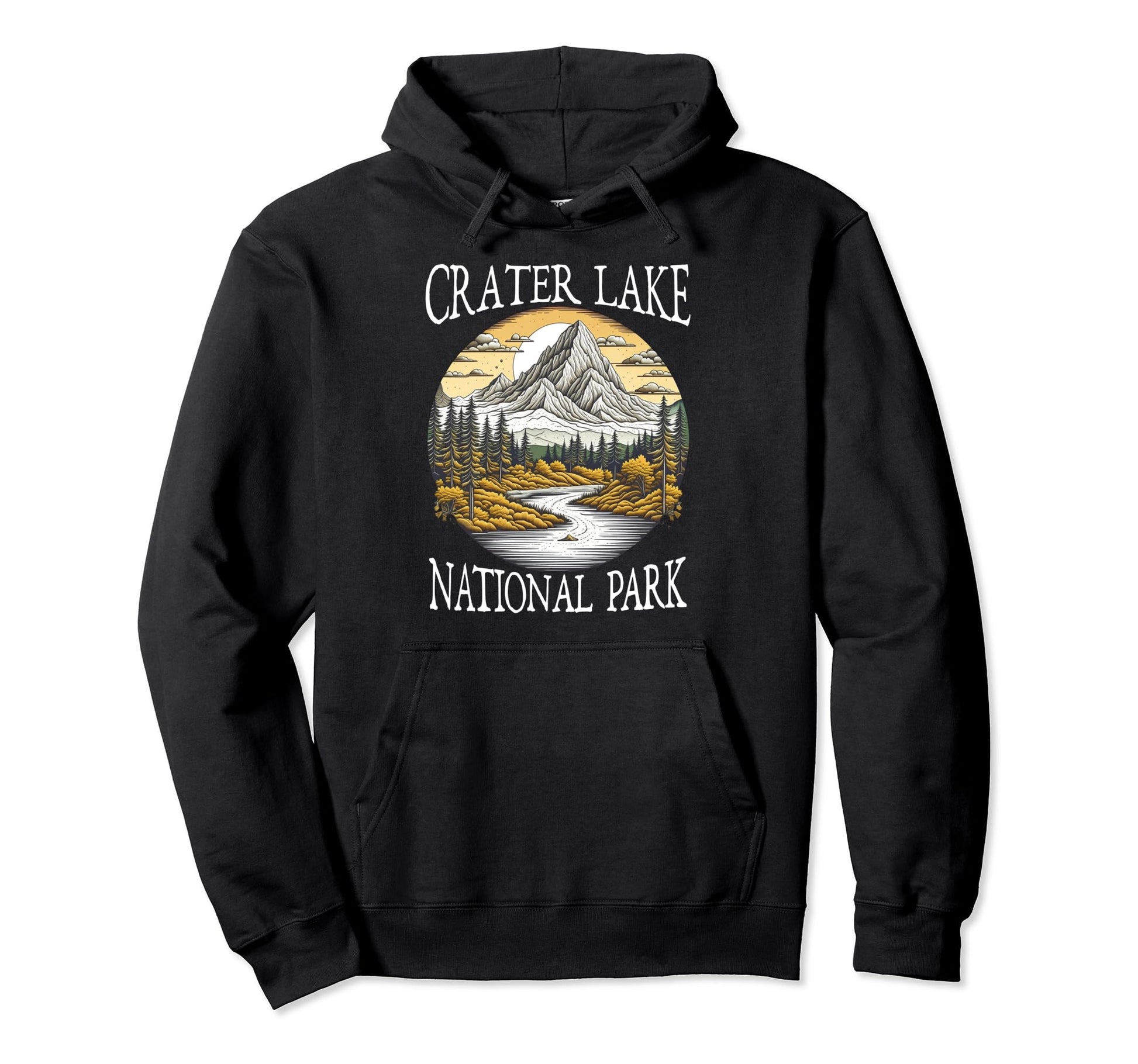 Crater Lake National Park Oregon Usa Hoodie - Aesthetic Graphic Unisex - T-Shirt, Sweatshirt, Hoodie