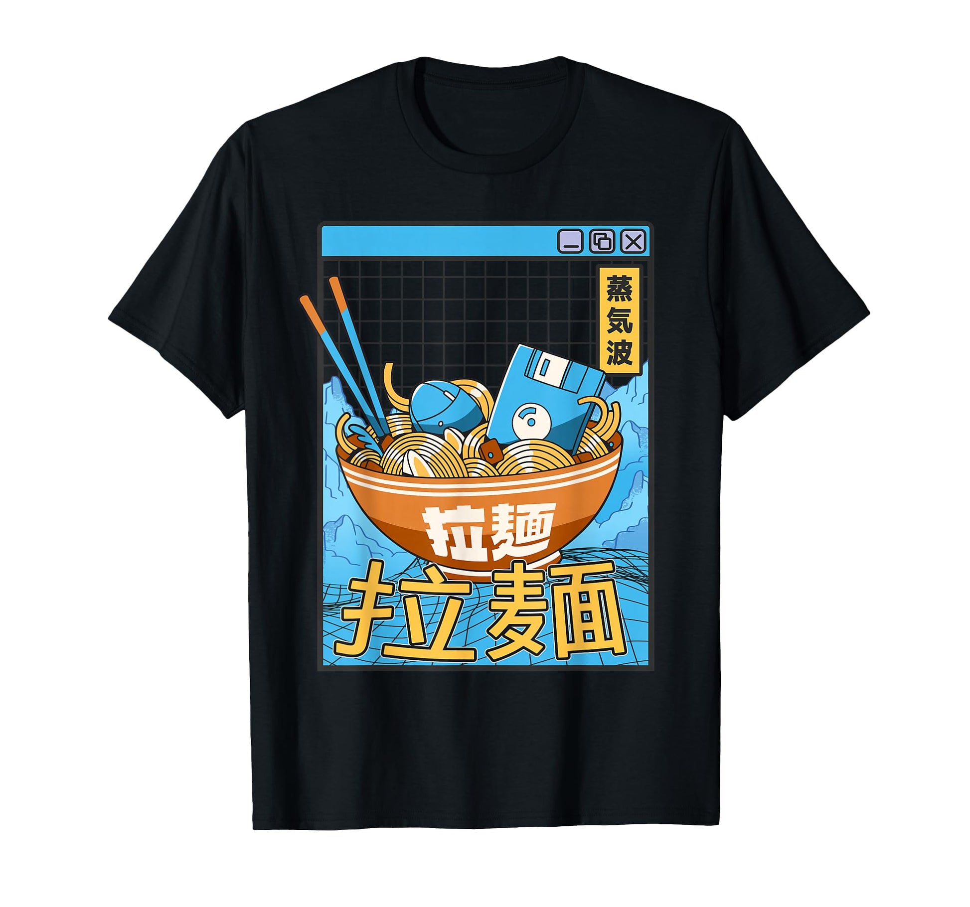 Ramen Noodles Bowl Kawaii Weirdcore T-Shirt - Streetwear Style for Adults - T-Shirt, Sweatshirt, Hoodie