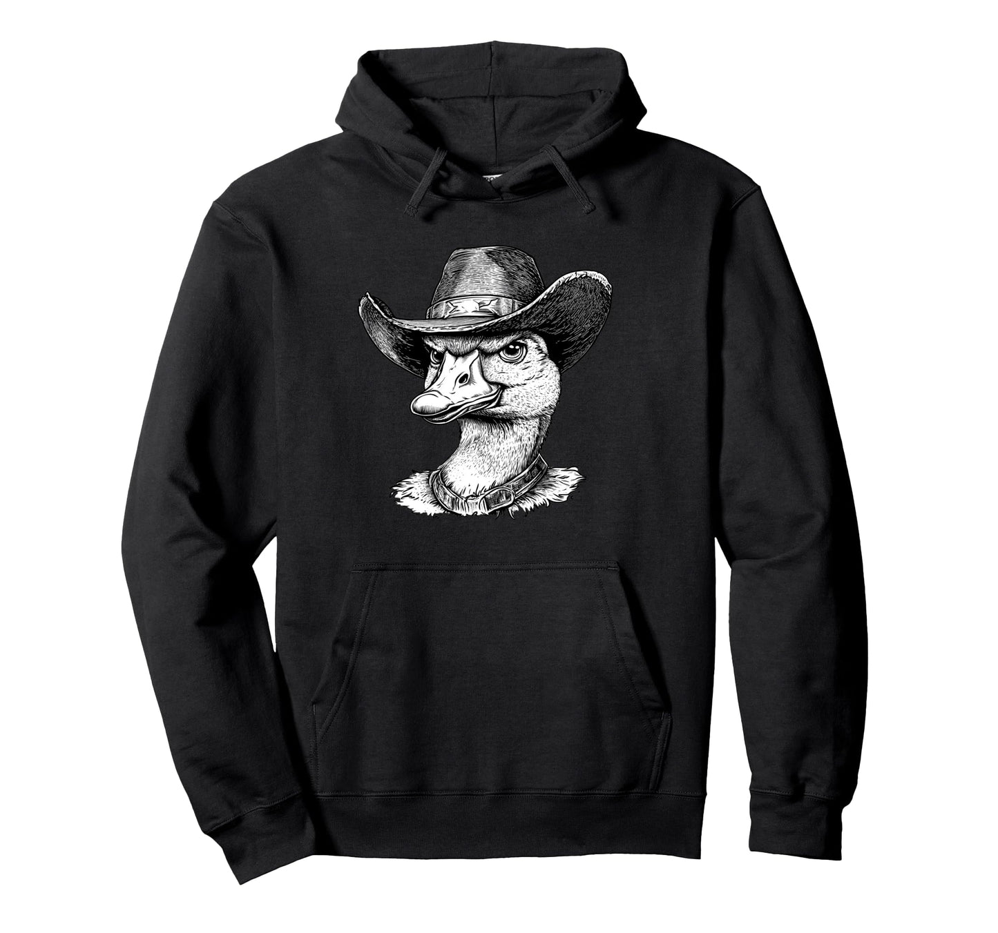 Cowboy Goose Go Git Silly Goose Hoodie - Trendy Graphic for Adults - T-Shirt, Sweatshirt, Hoodie