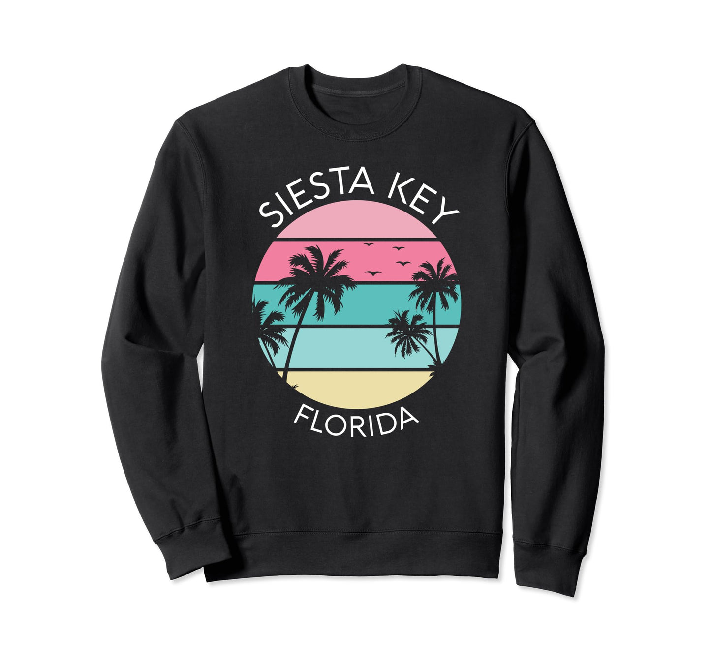 Siesta Key Florida Beach Vacation Sweatshirt - Unique Graphic Unisex - T-Shirt, Sweatshirt, Hoodie