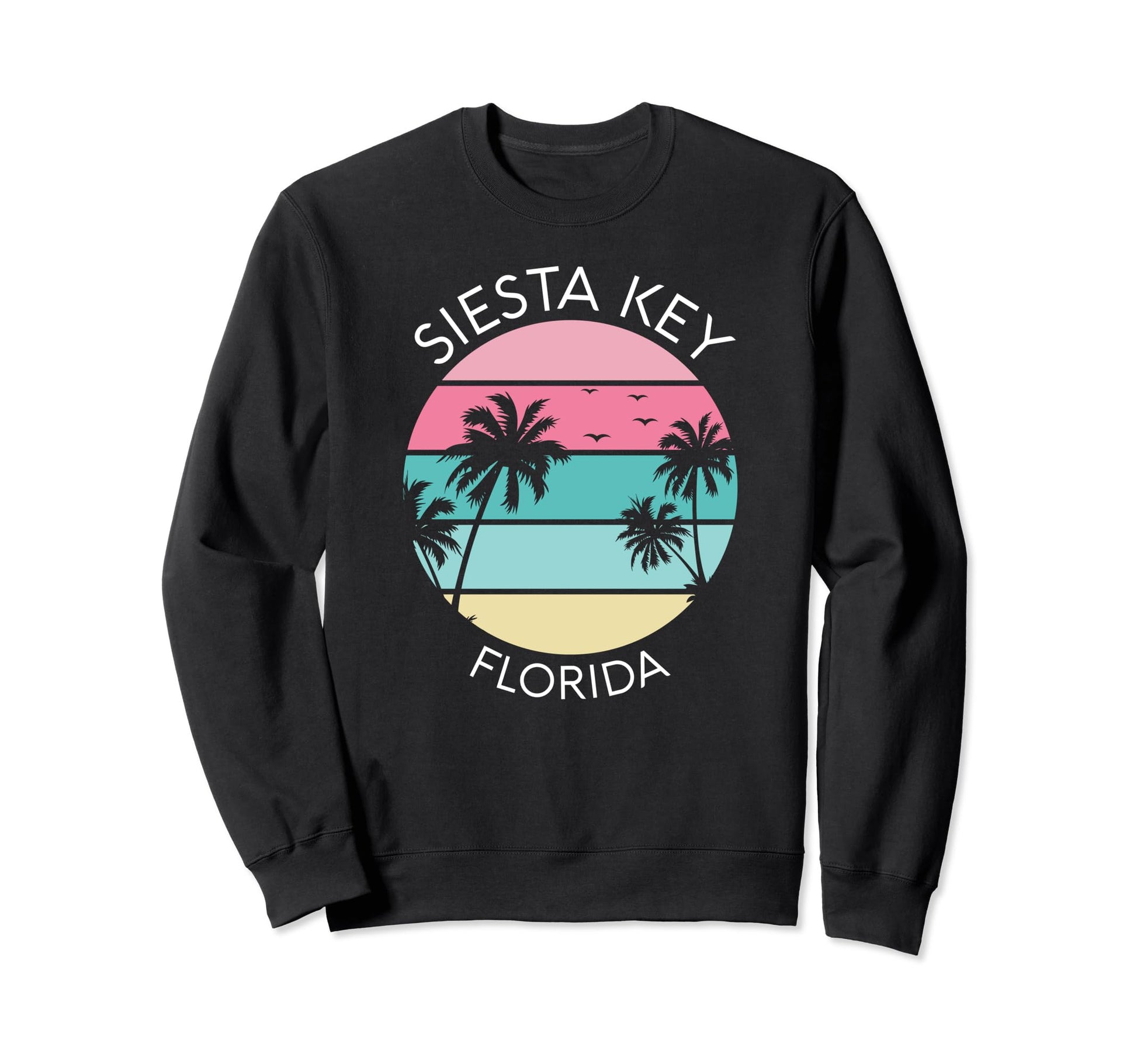 Siesta Key Florida Beach Vacation Sweatshirt - Unique Graphic Unisex - T-Shirt, Sweatshirt, Hoodie