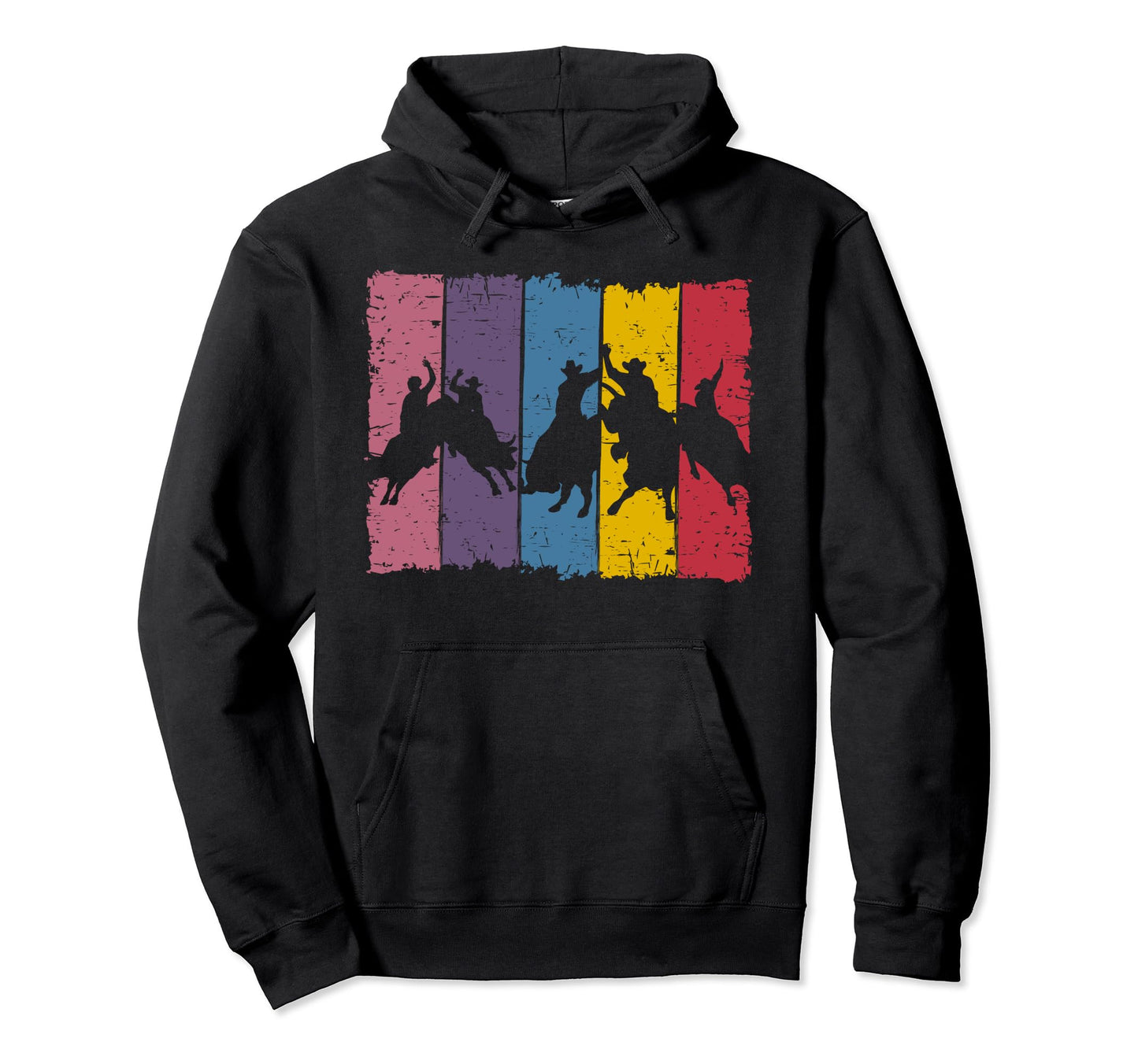 Bull Riding Cowboy Rodeo Sport Hoodie - Novelty Apparel Unisex - T-Shirt, Sweatshirt, Hoodie
