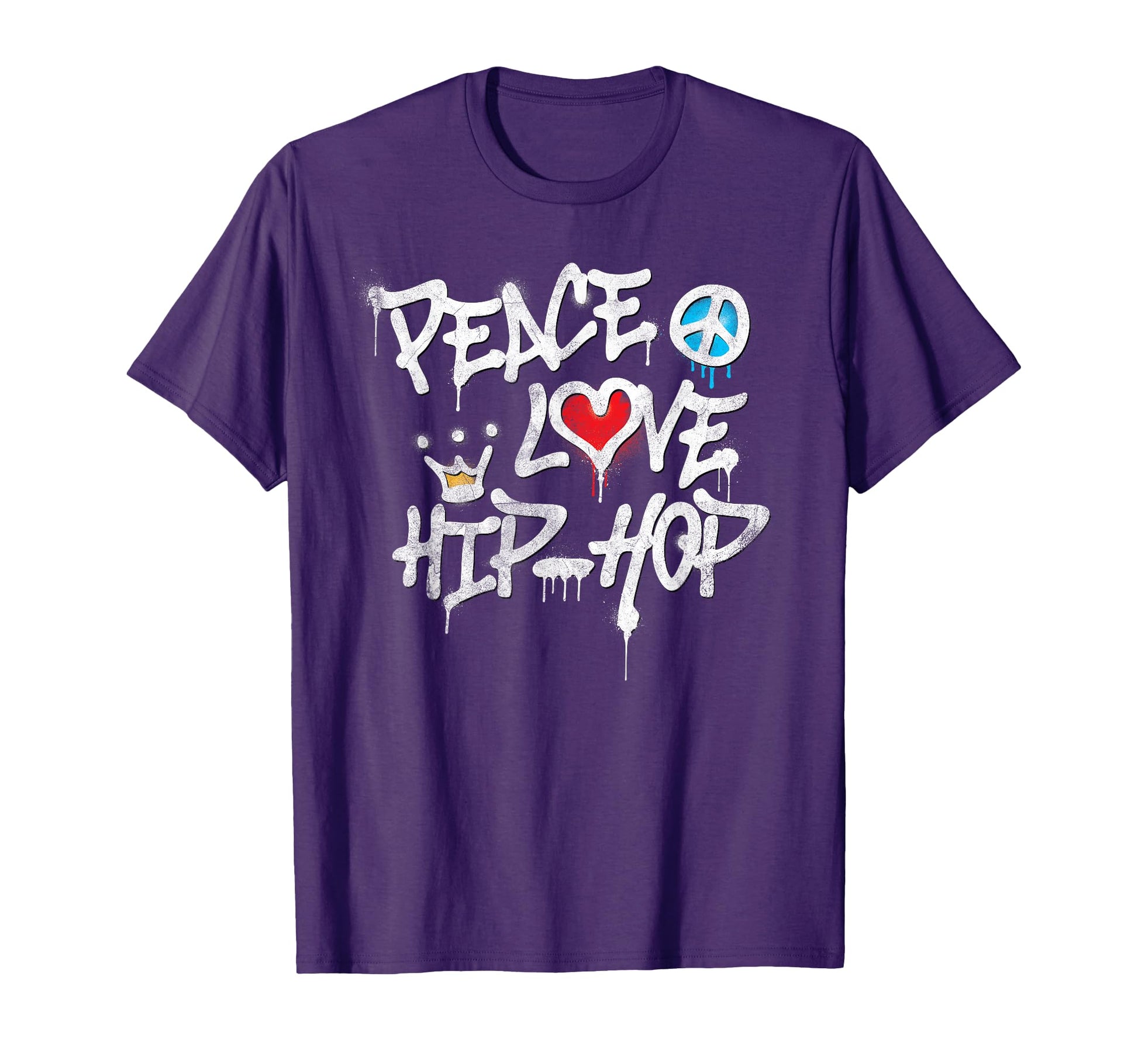 Peace Love Hip Hop Dancing T-Shirt - Trendy Graphic for Adults - T-Shirt, Sweatshirt, Hoodie